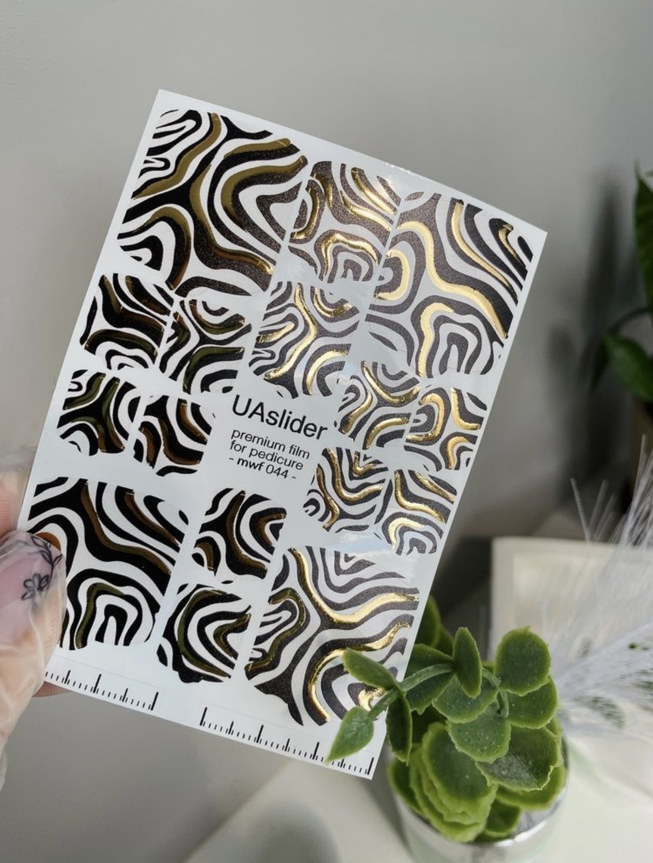 Premium nagų plėvelės pedikiūrui