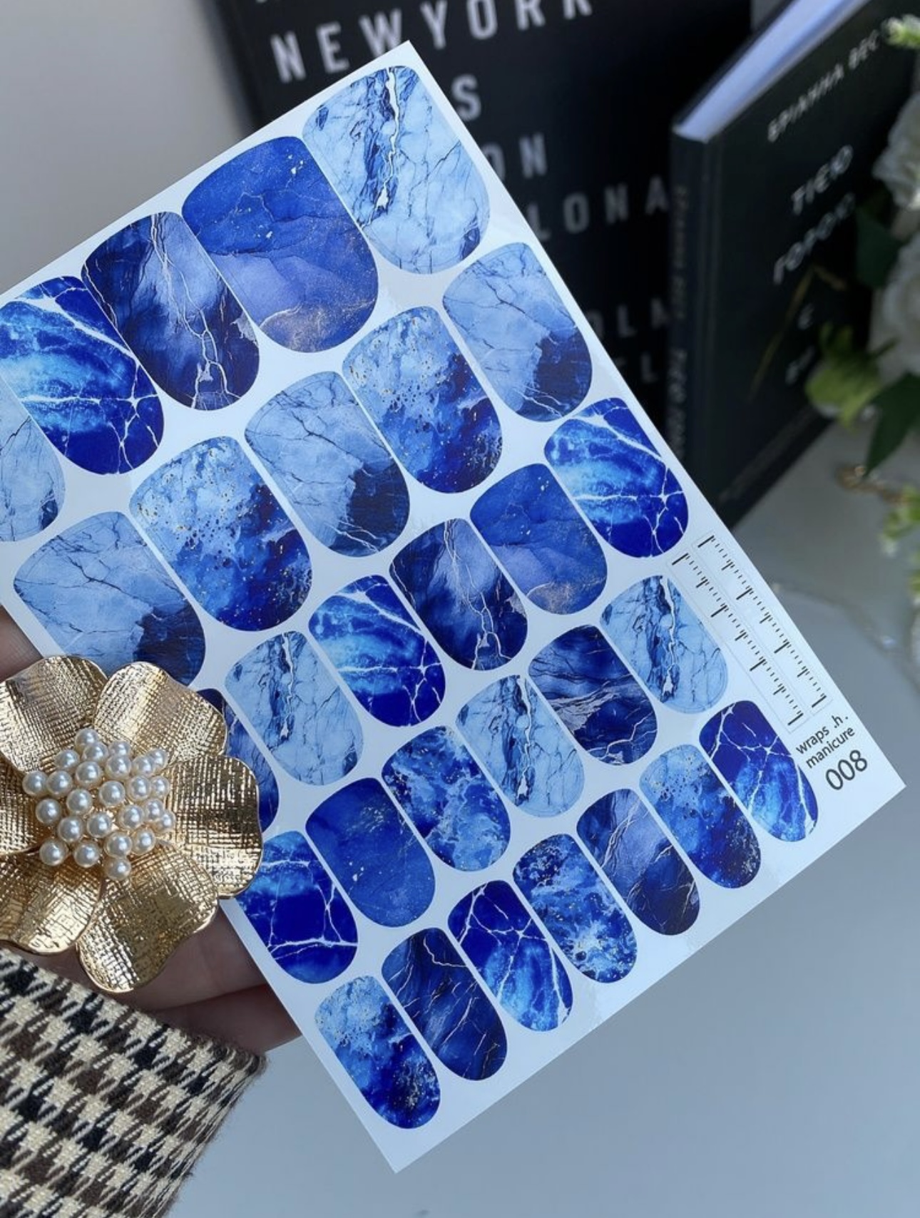 Nagų plėvelės manikiūrui