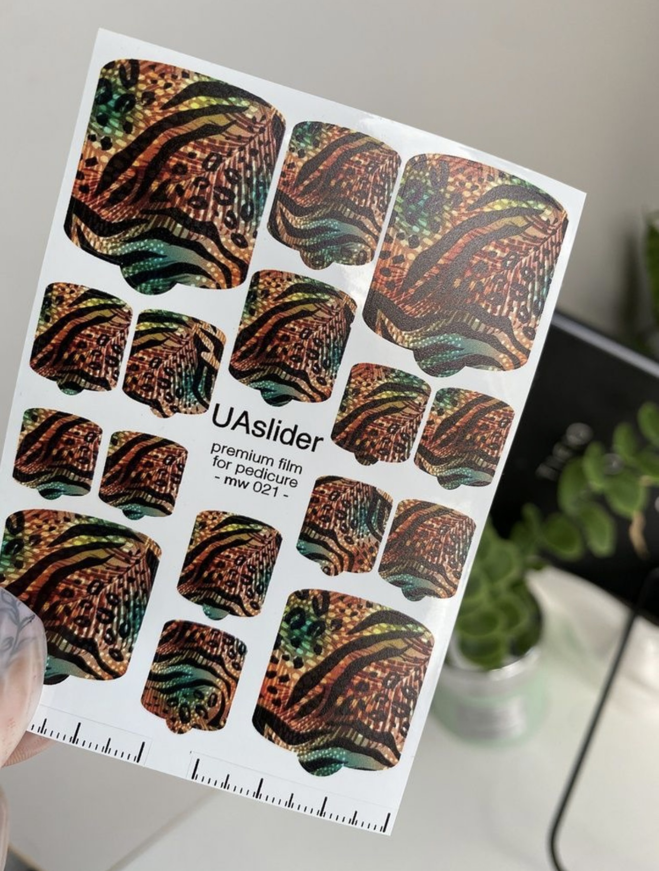 Premium nagų plėvelės pedikiūrui