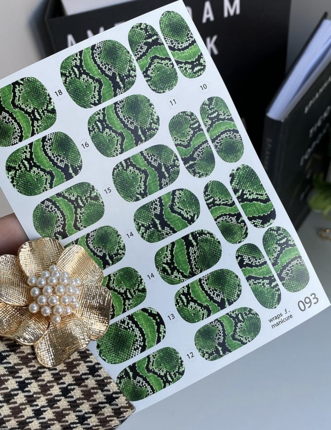 Nagų plėvelė manikiūrui | 093