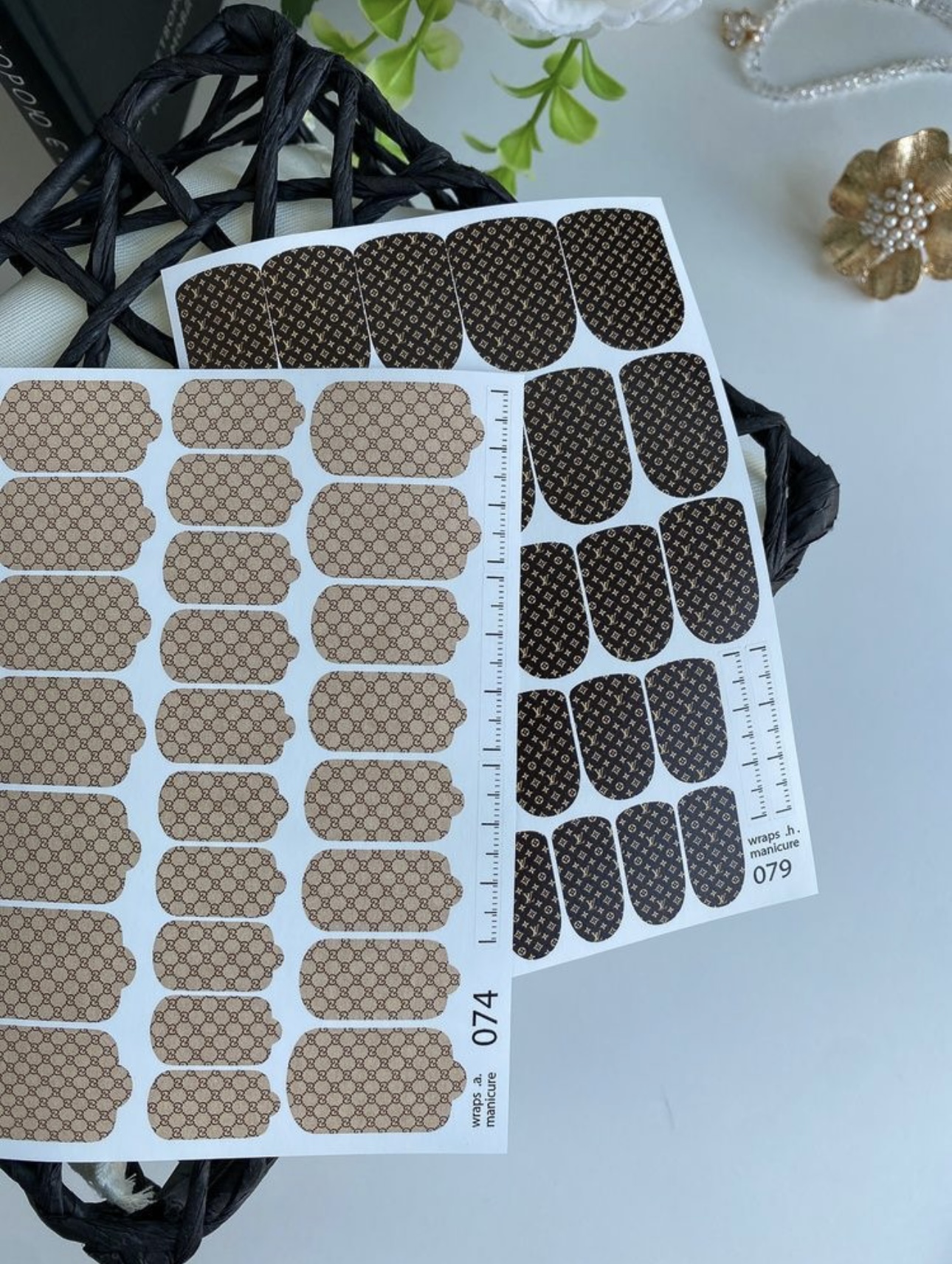 Nagų plėvelės manikiūrui | 074