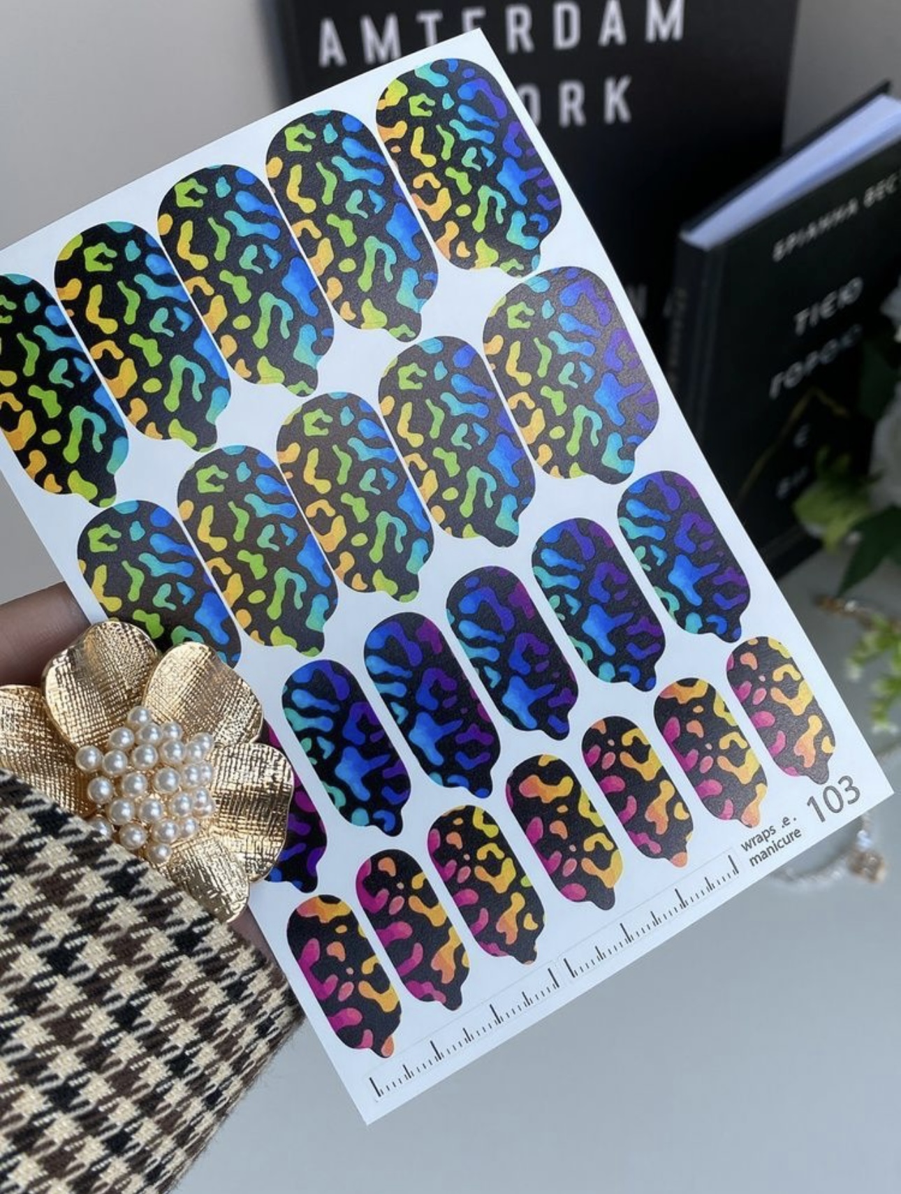 Nagų plėvelė manikiūrui | 103