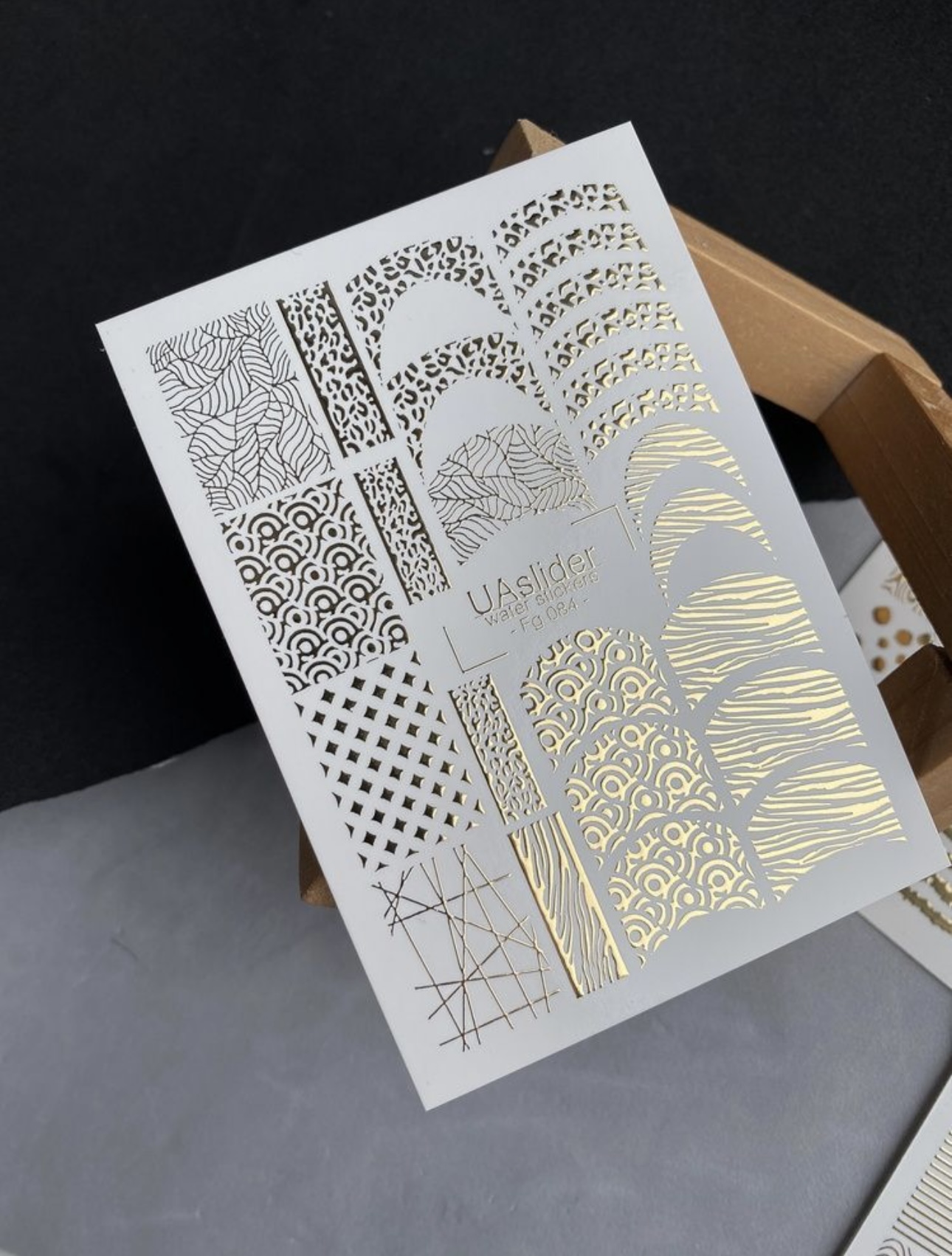 Nagų plėvelės dizainai Fg 084