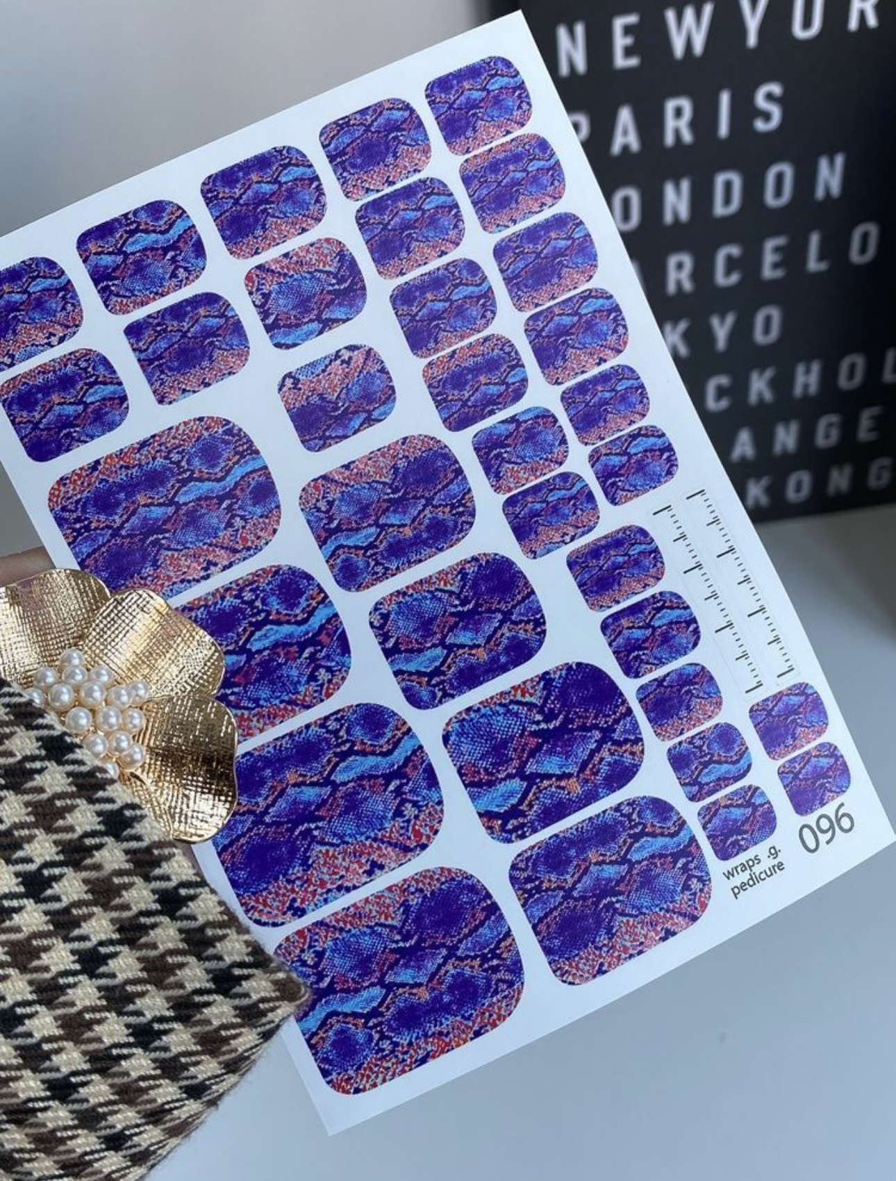 Nagų plėvelės pedikiūrui | 096