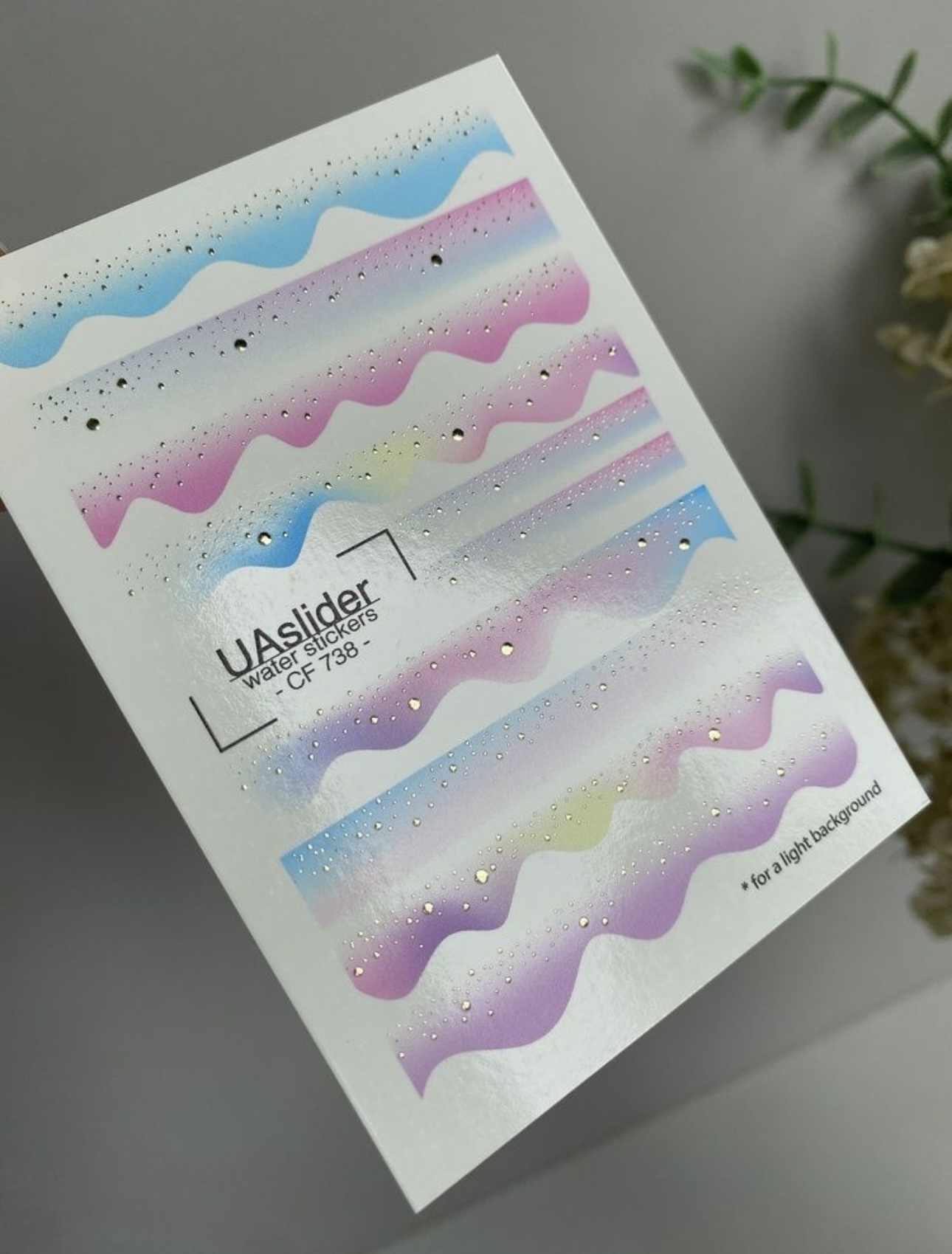 Vandens nagų plėvelės NR. 738