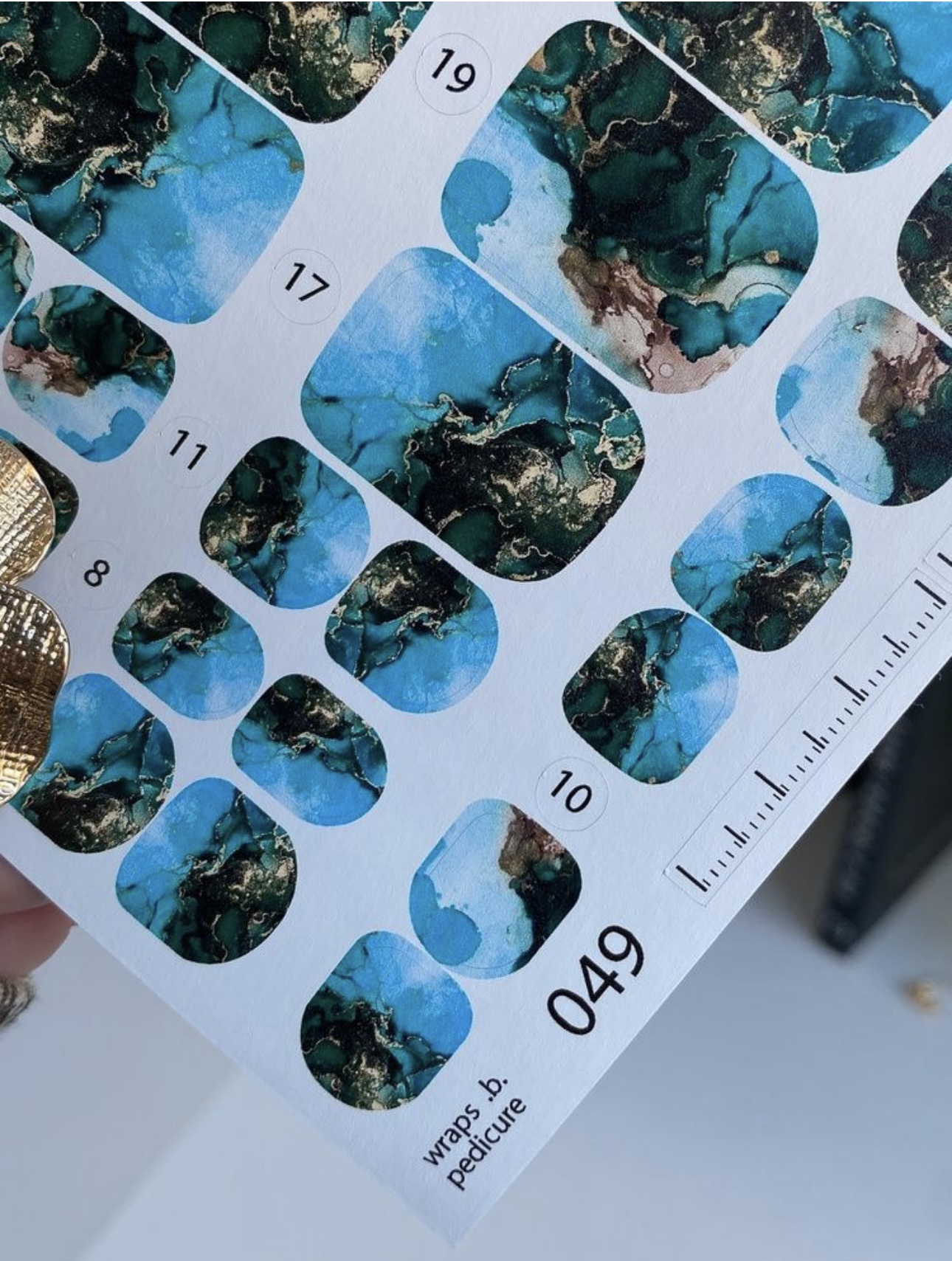 049 nagų plėvelė pedikiūrui