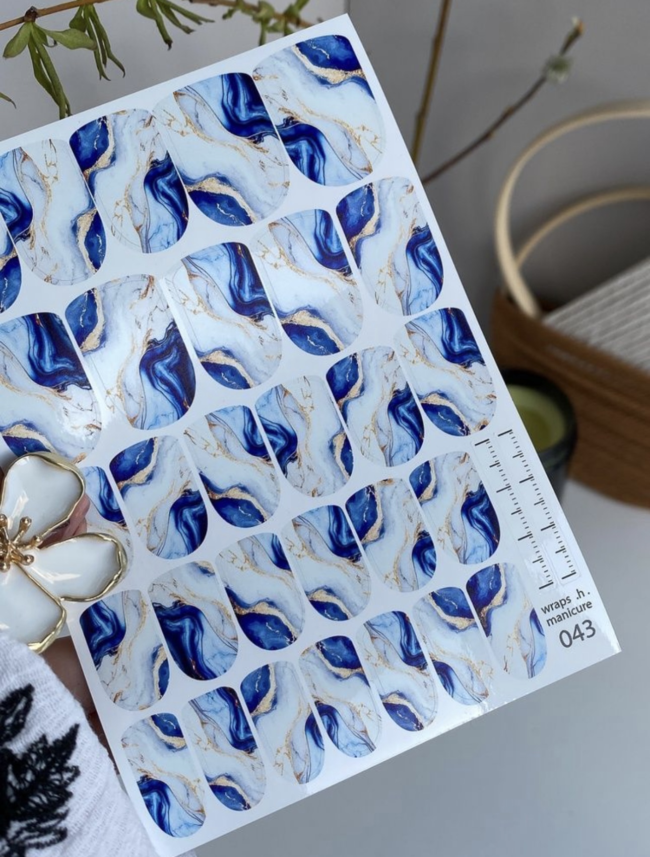 Nagų plėvelės manikiūrui | 043