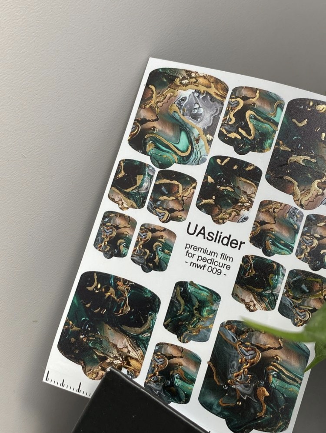 Premium nagų plėvelės pedikiūrui