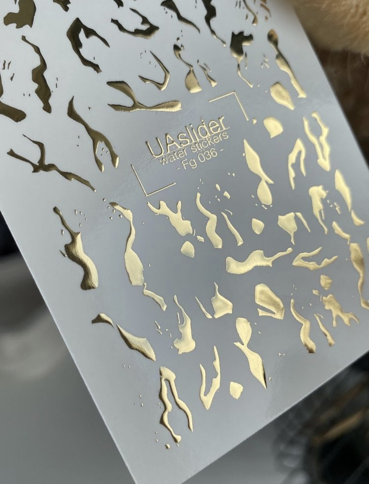 Vandens nagų plėvelės dizainui Fg 036