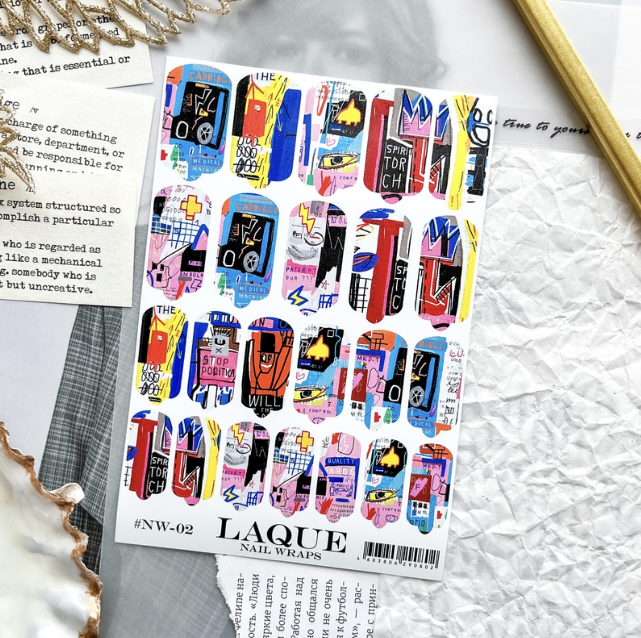 Unikalaus dizaino nagų plėvelės