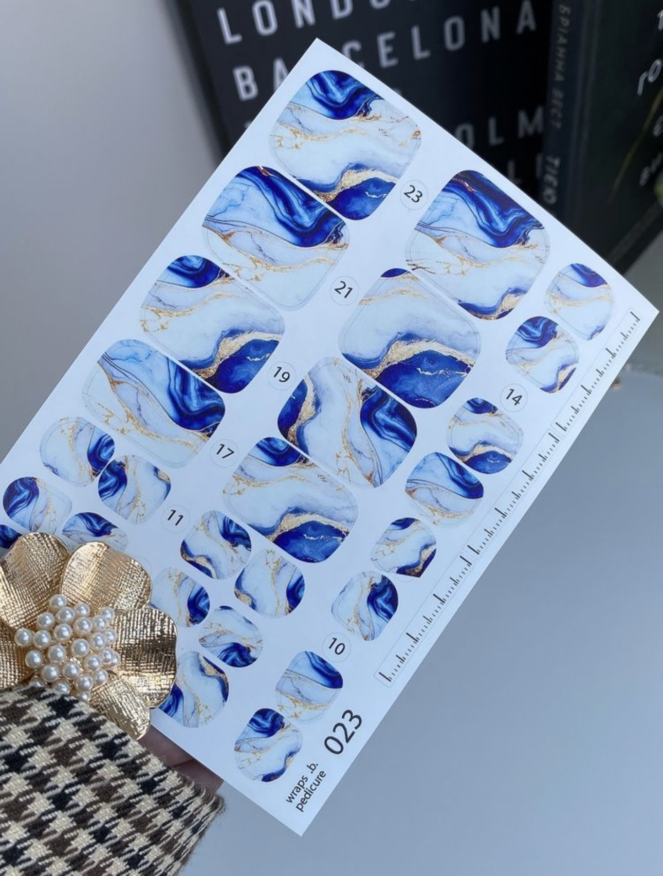 Nagų plėvelės pedikiūrui | 023