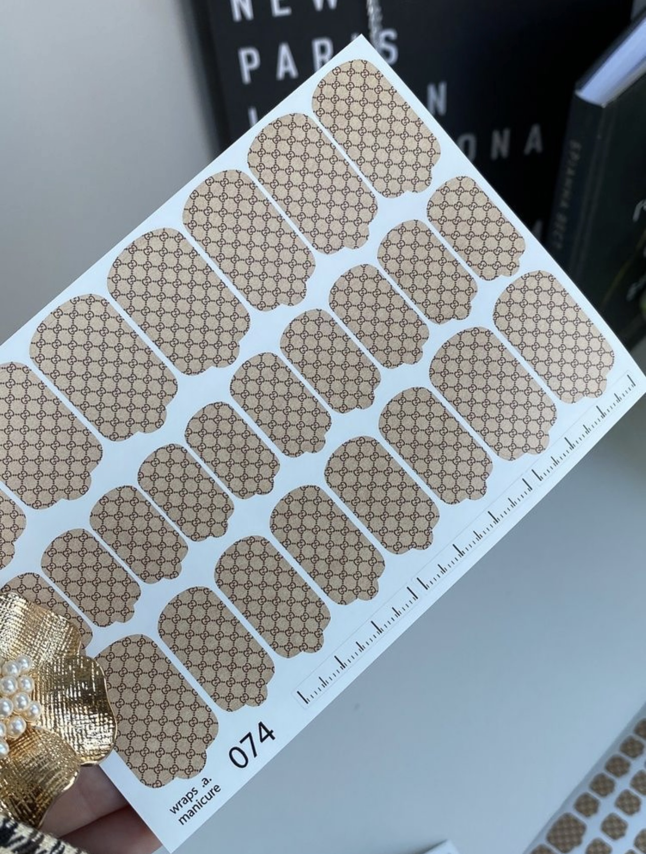 Nagų plėvelės manikiūrui | 074