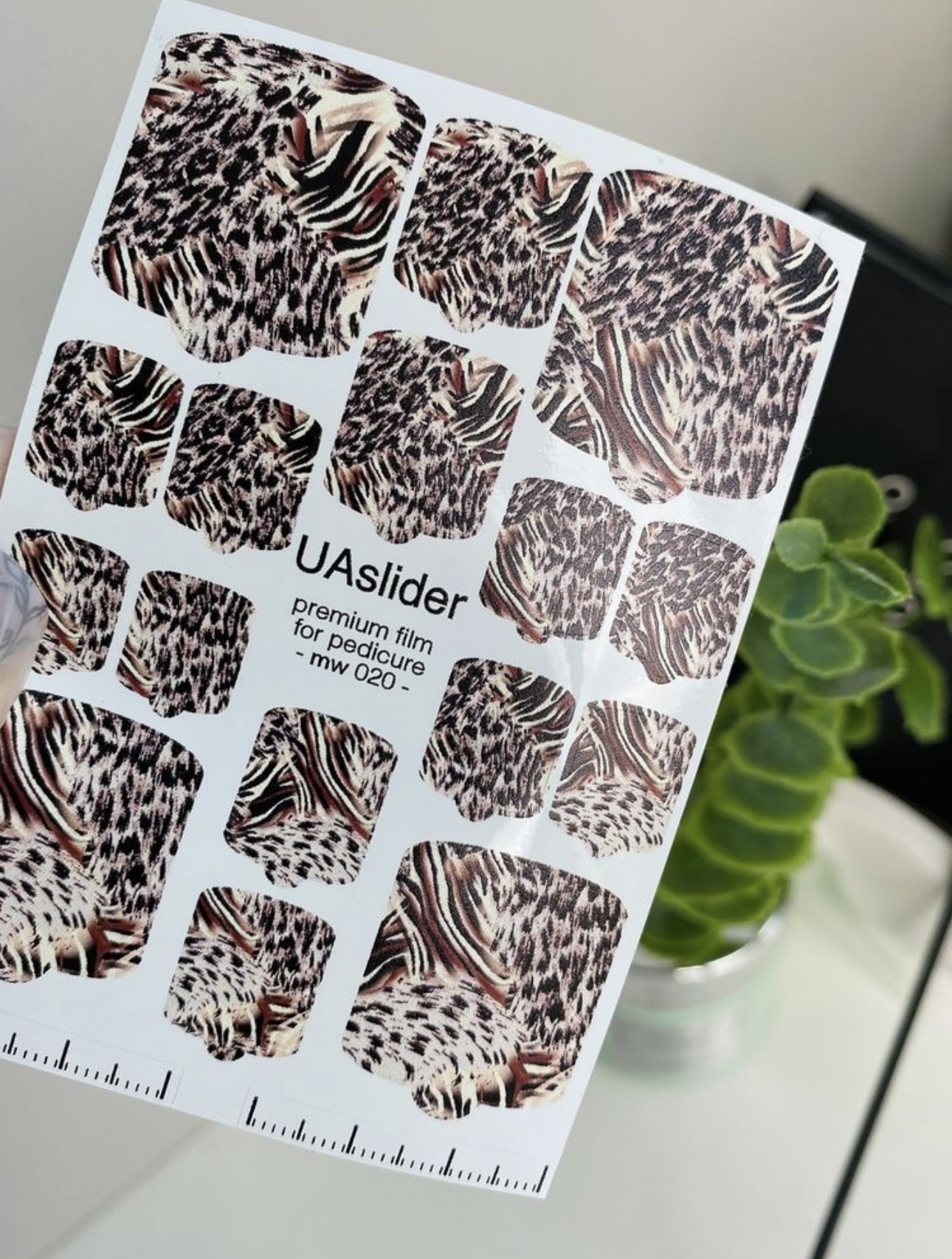 Premium nagų plėvelės pedikiūrui