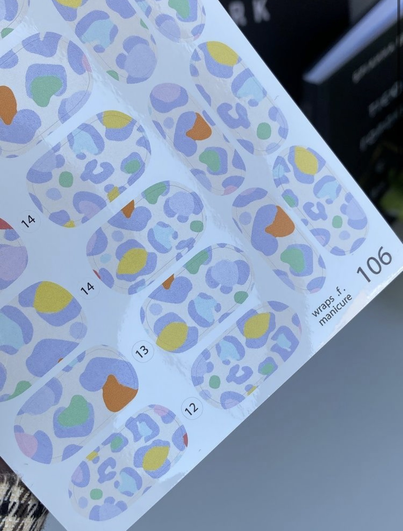 Nagų plėvelės manikiūrui | 106