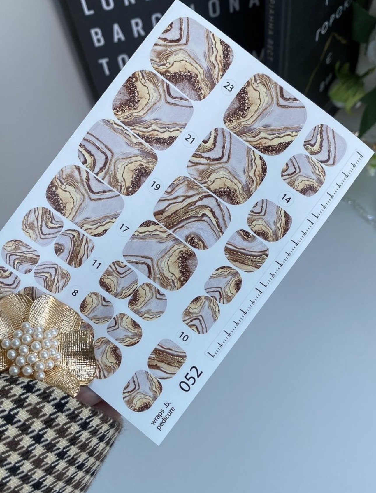 Nagų plėvelės pedikiūrui | 052