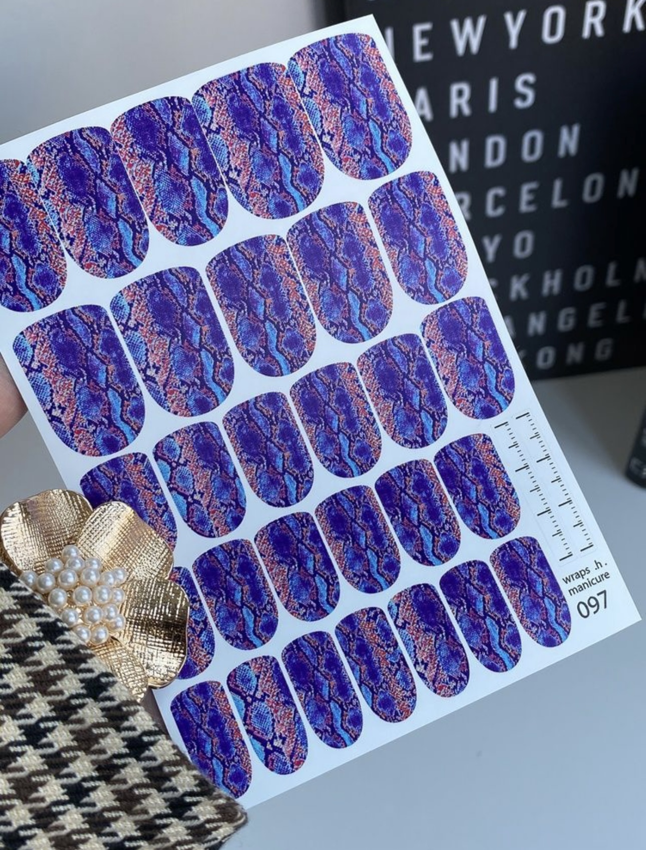 Nagų plėvelė manikiūrui | 097