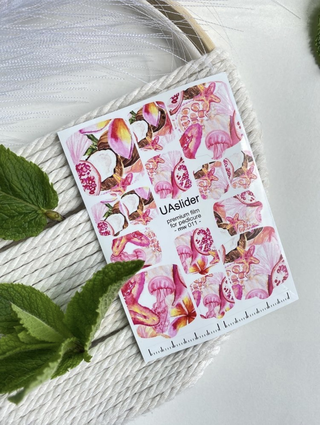 Premium nagų plėvelės pedikiūrui