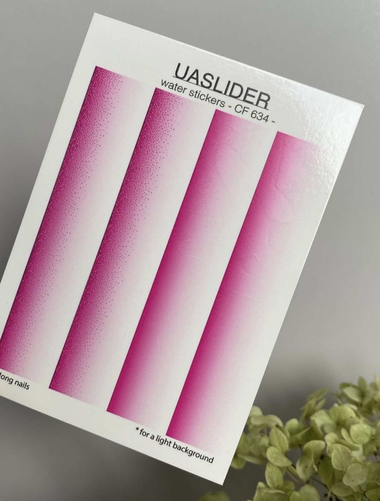 Vandens nagų plėvelės NR. CF 634