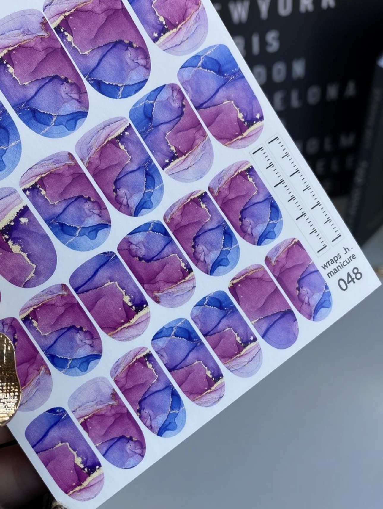 Nagų plėvelė manikiūrui | 048 