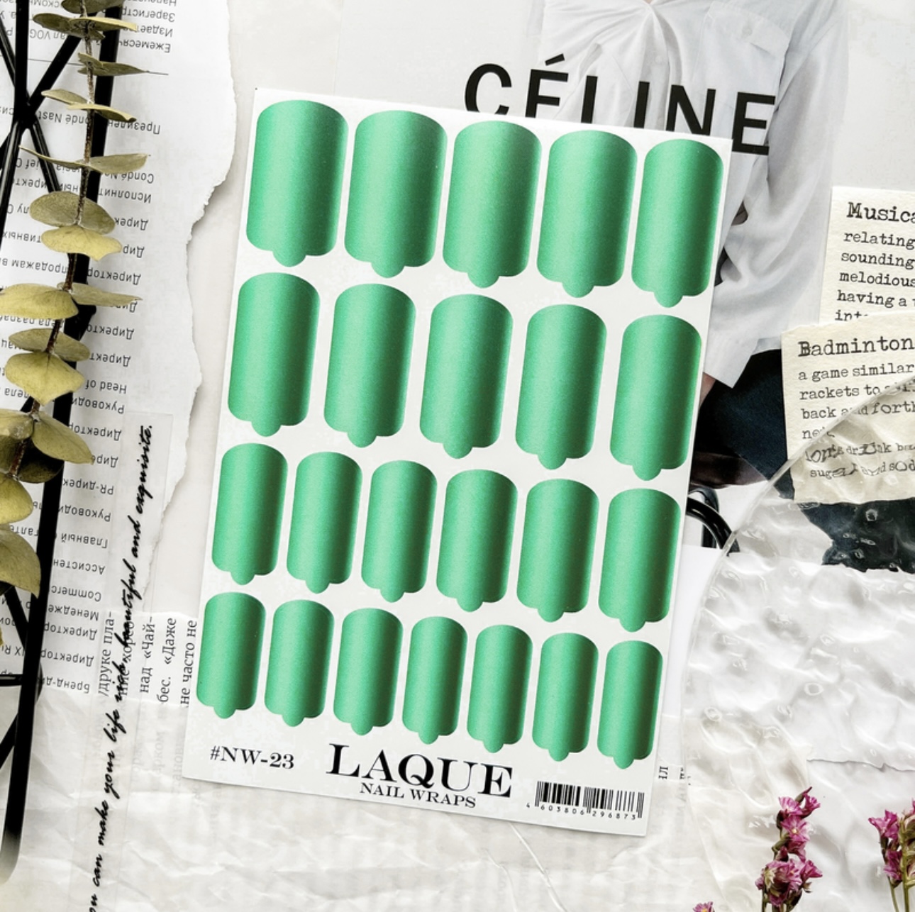 Unikalaus dizaino nagų plėvelės manikiūrui