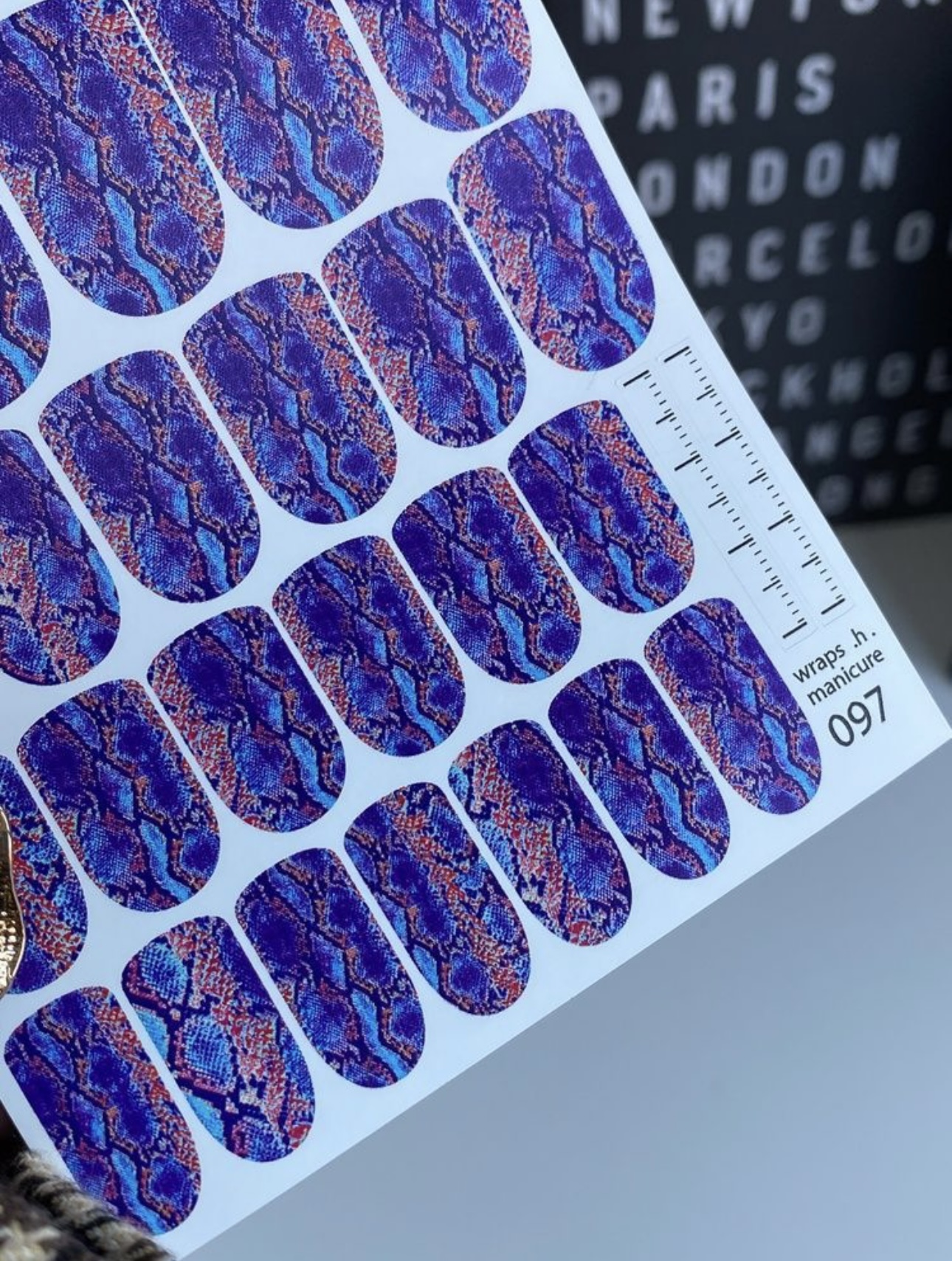 Nagų plėvelė manikiūrui | 097