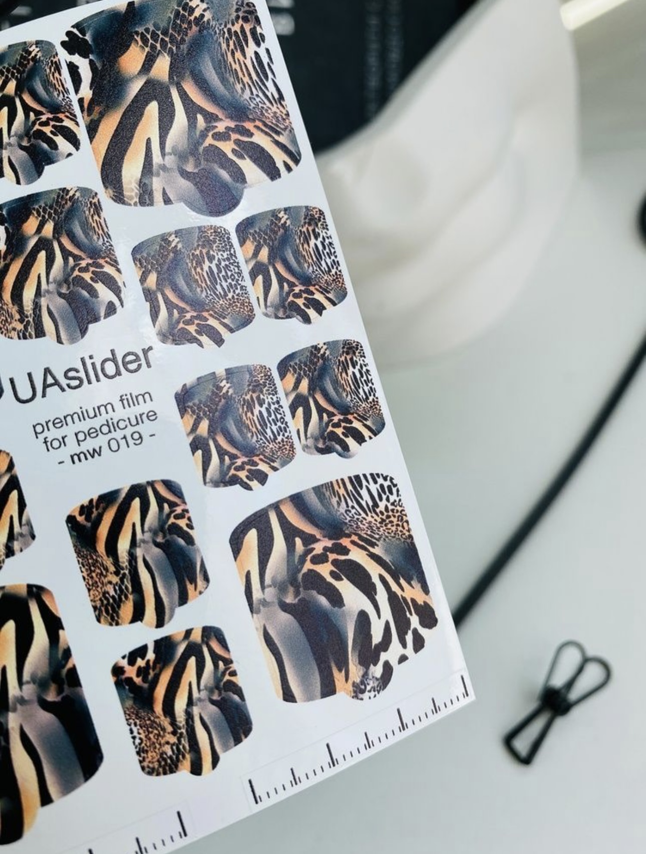 Premium nagų plėvelės pedikiūrui