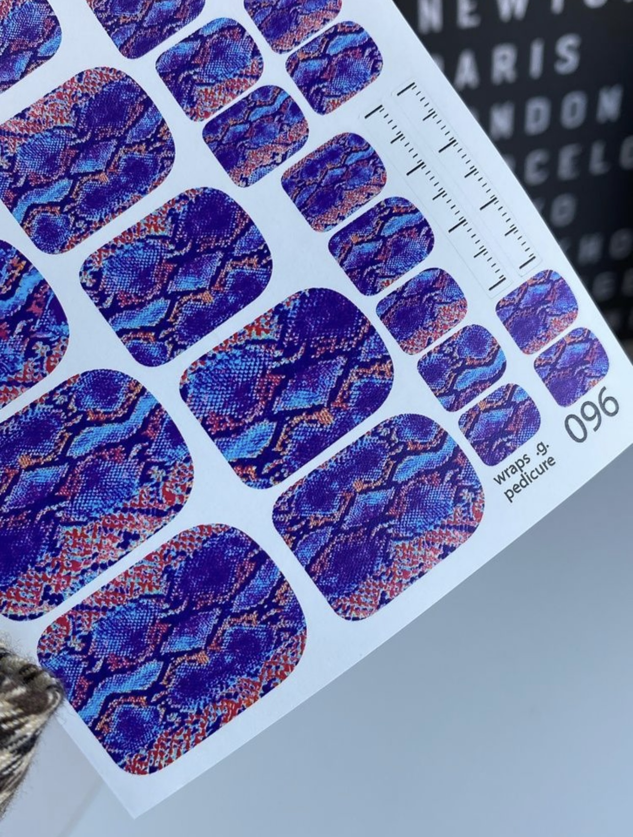 Nagų plėvelės pedikiūrui | 096