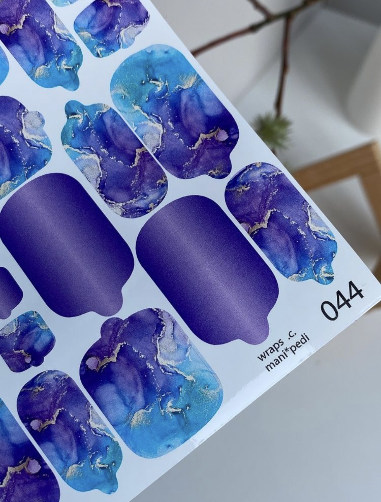 Nagų plėvelių komplektas manikiūrui ir pedikiūrui | 044