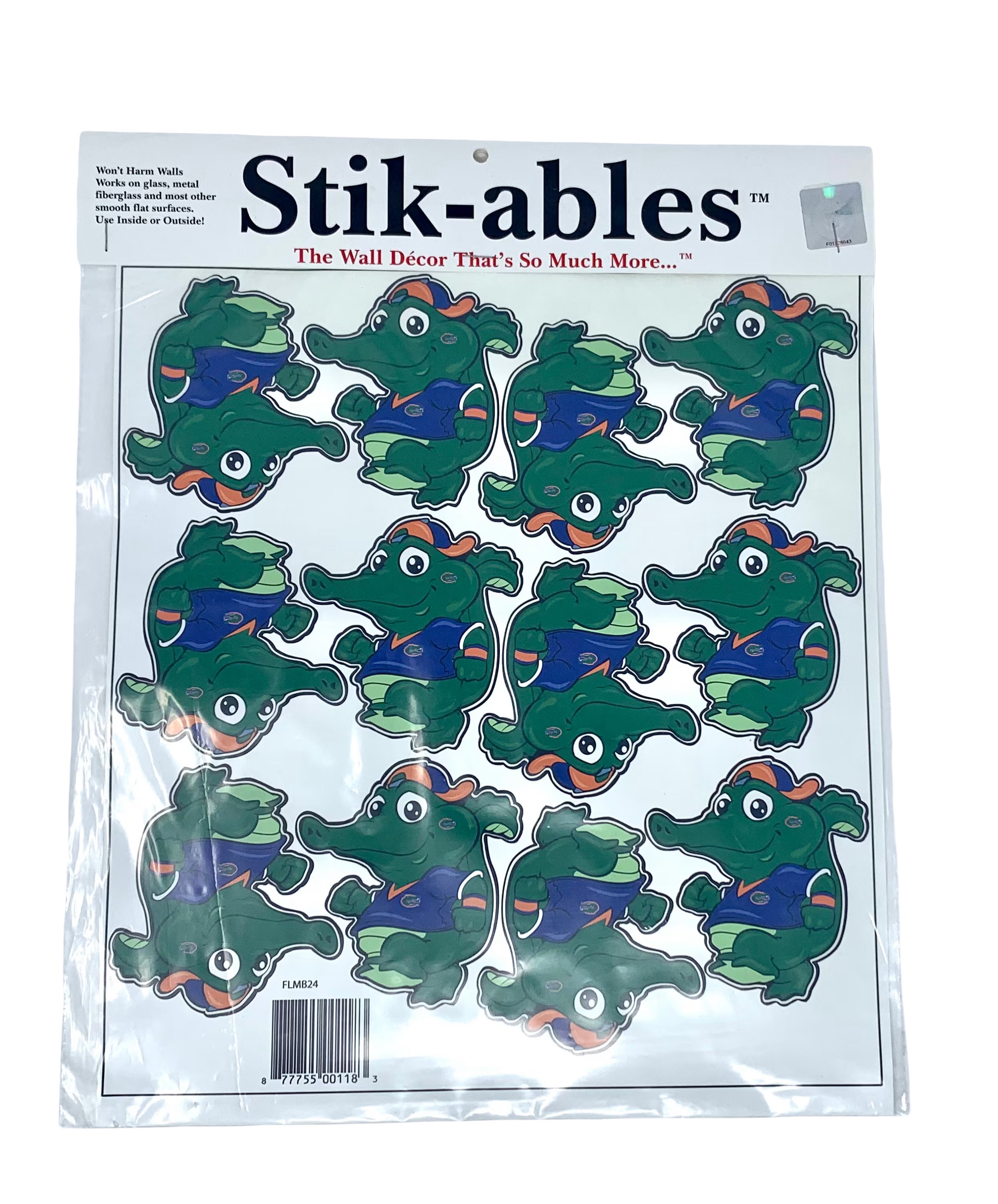 Stik-ables Baby Gators Wall Décor Stickers Removable 