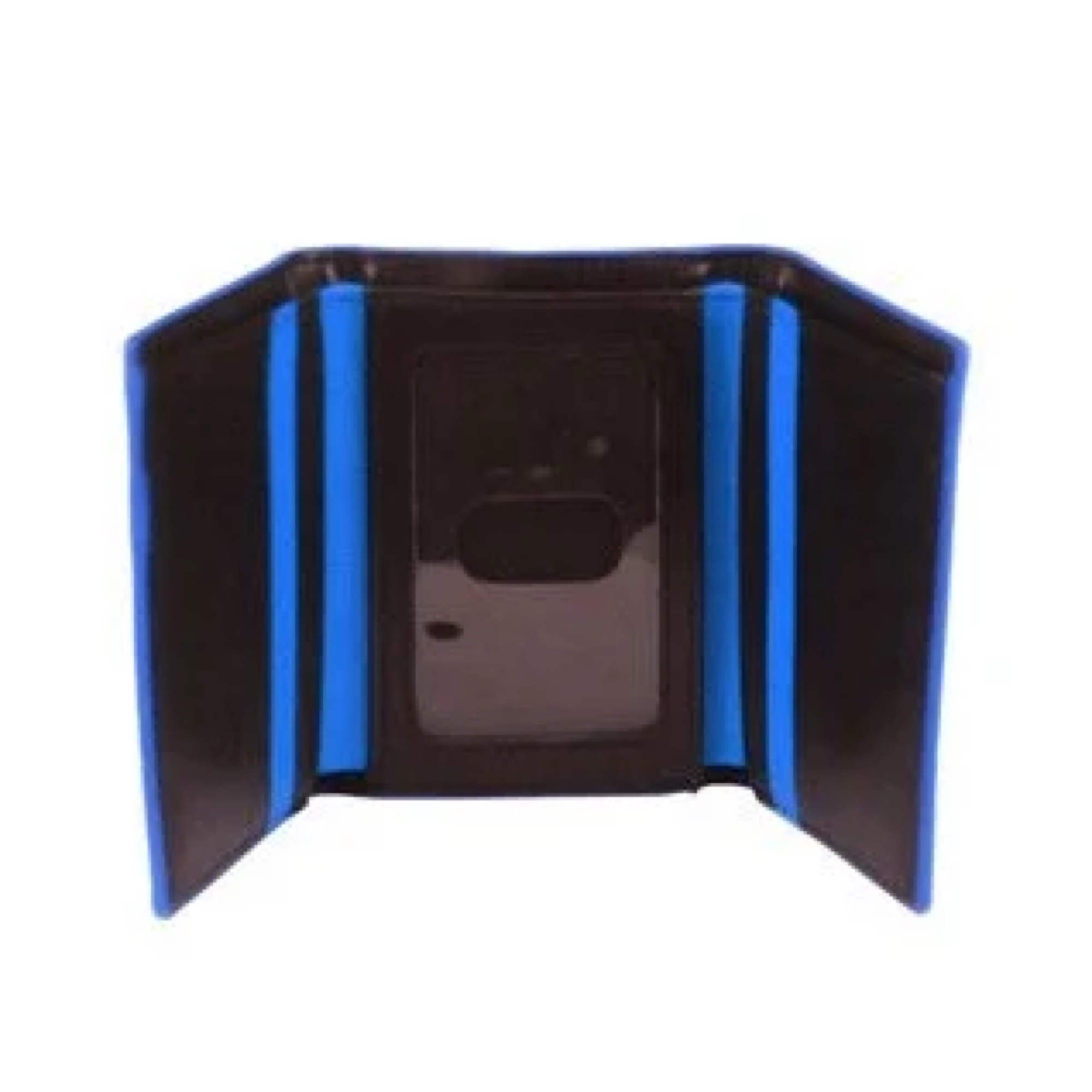 Florida Gators Black with Blue Trim Leather Tri-Fold Wallet