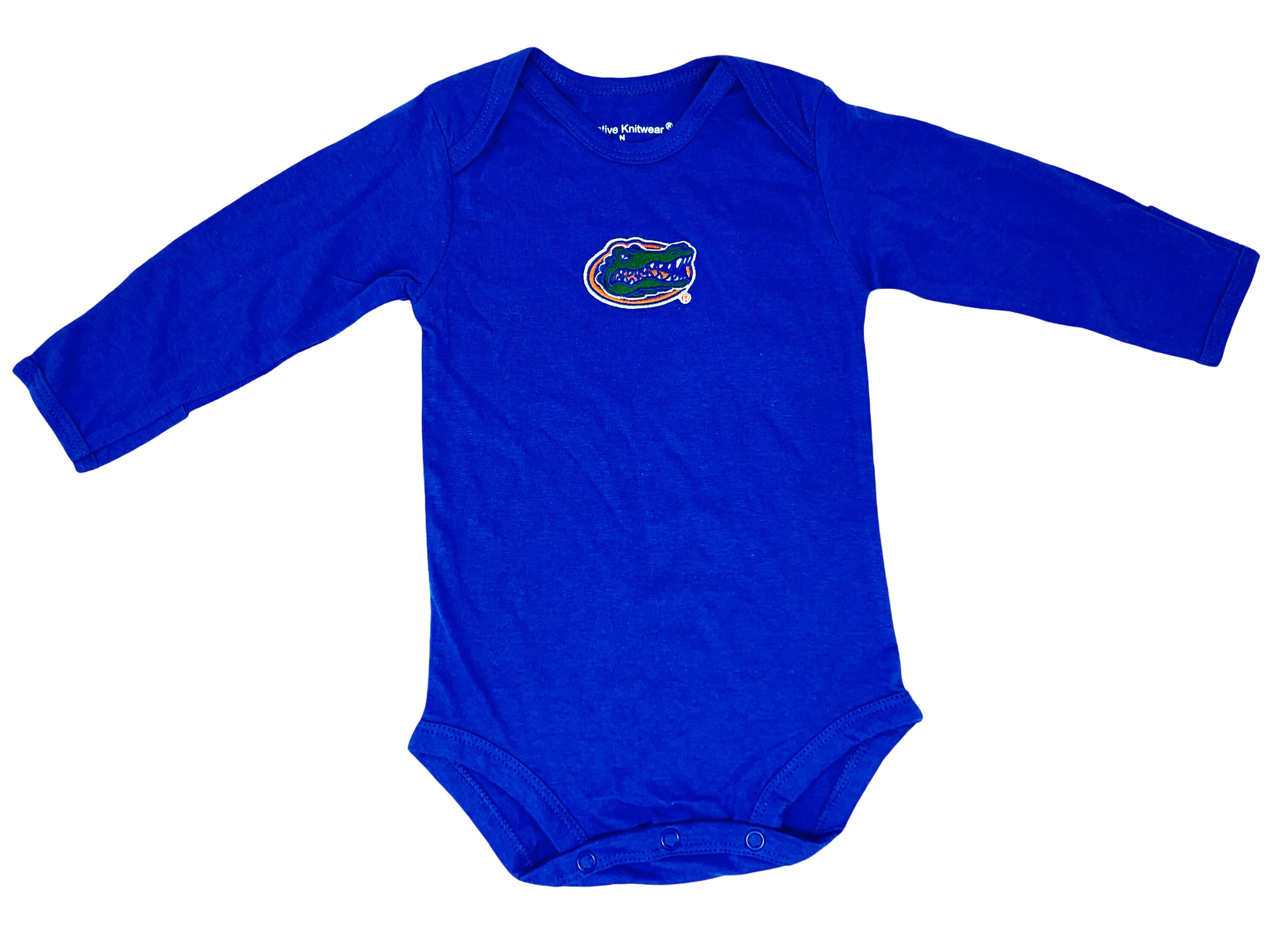 Florida Gators Baby Long Sleeve Onesie. Choose Size and Color