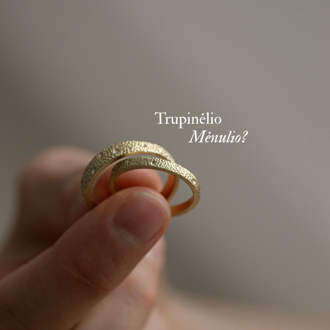 Žiedai "Mėnulio trupinėlis"