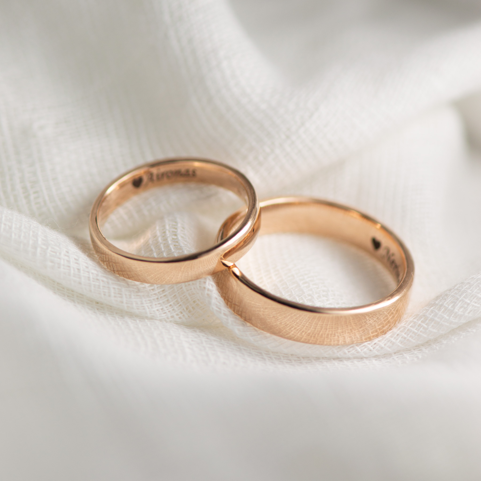 Klasikiniai vestuviniai žiedai "Amžinybė"