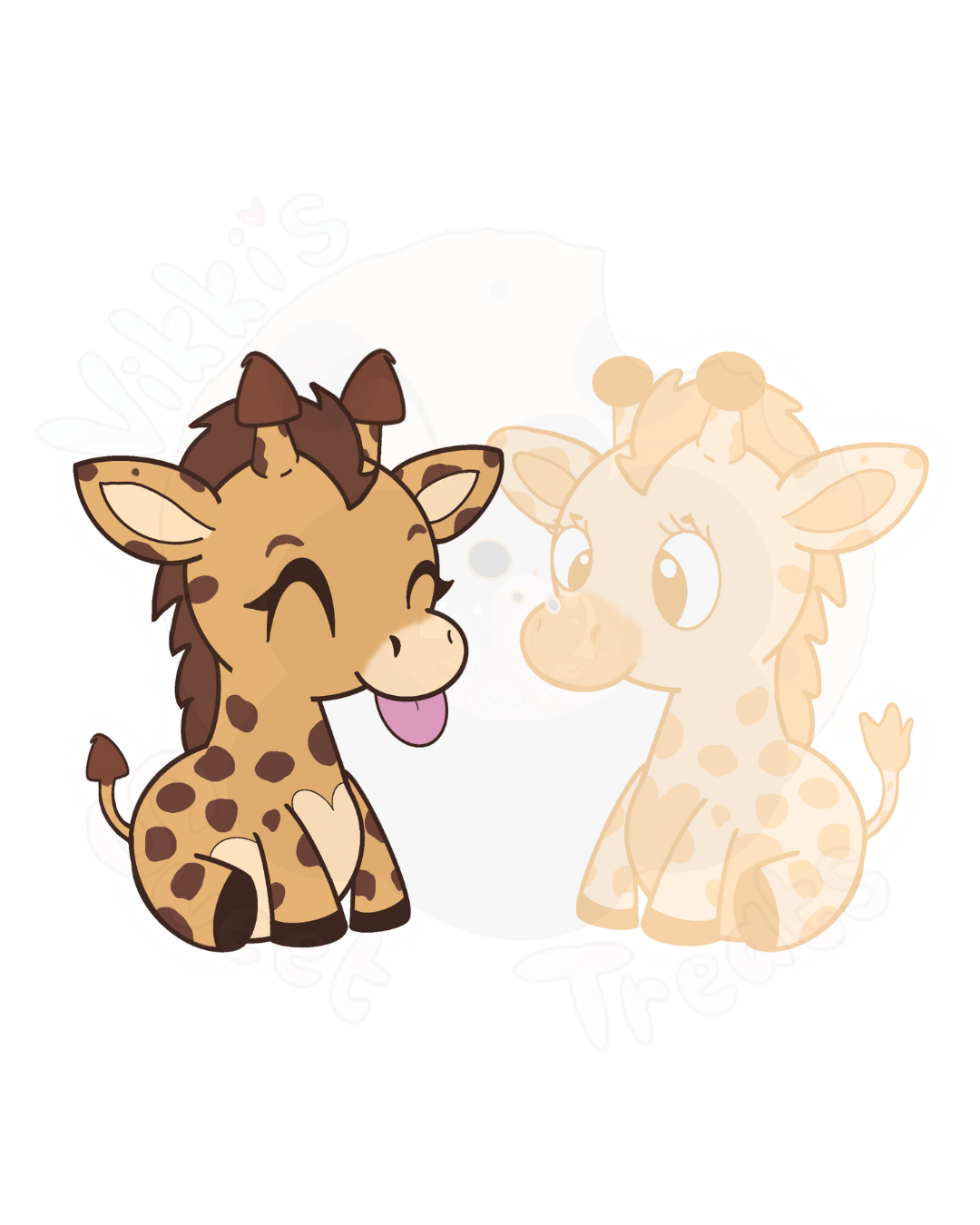 Chocolate Chip and Milk Giraffe