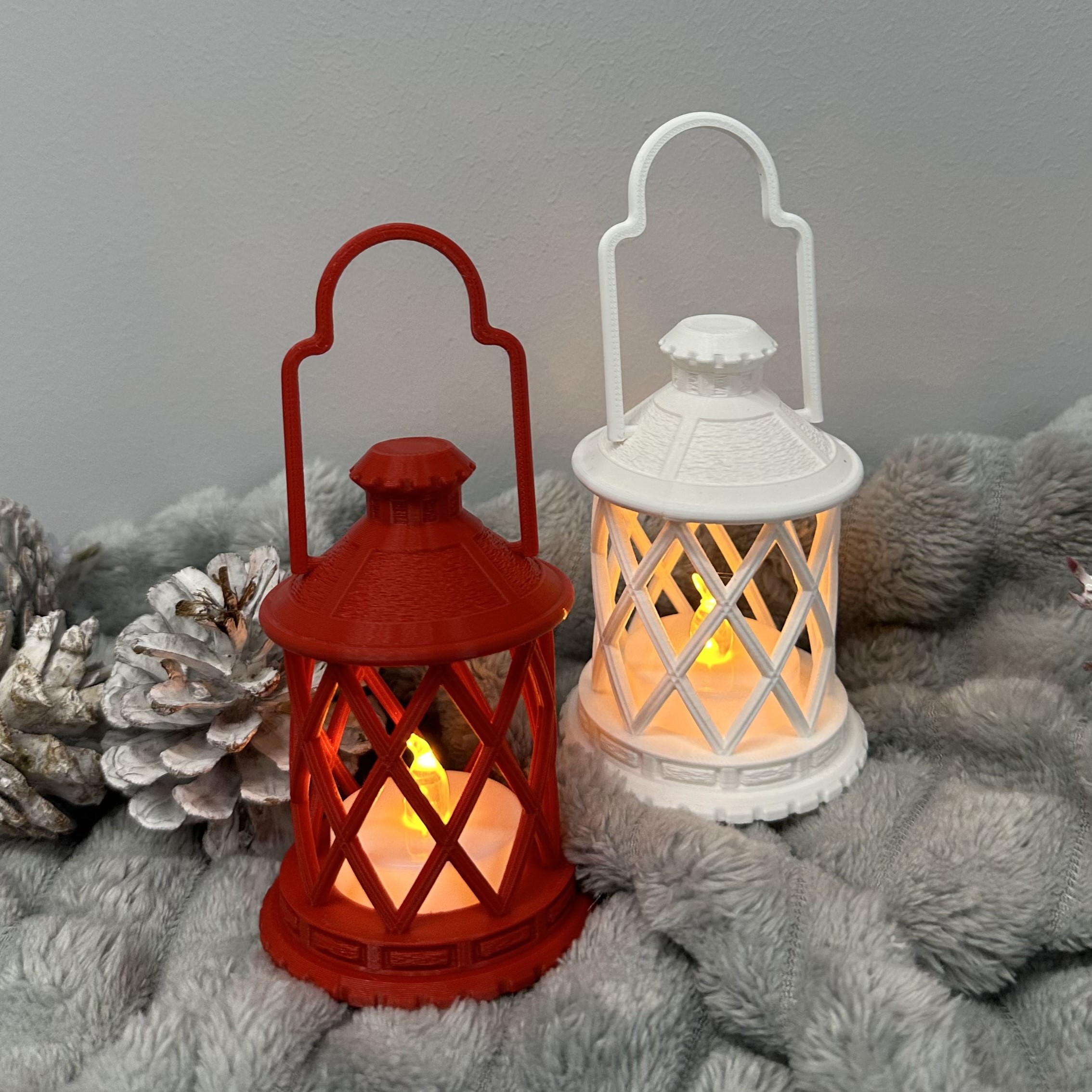 Šviečiantis dekoratyvinis žibintas Bokštelis