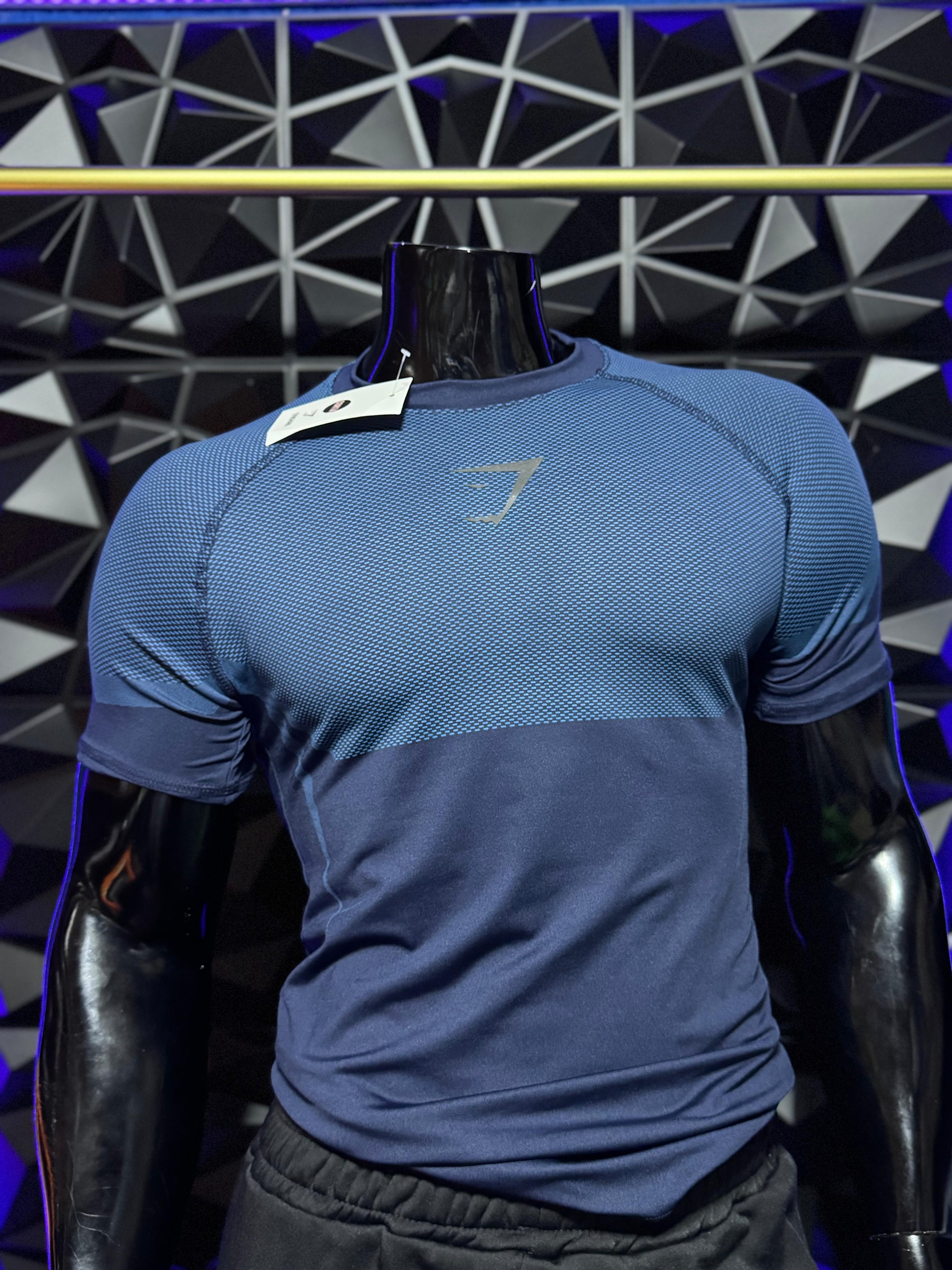 Playera “Onyx Style” Azul– Fit de alto rendimiento