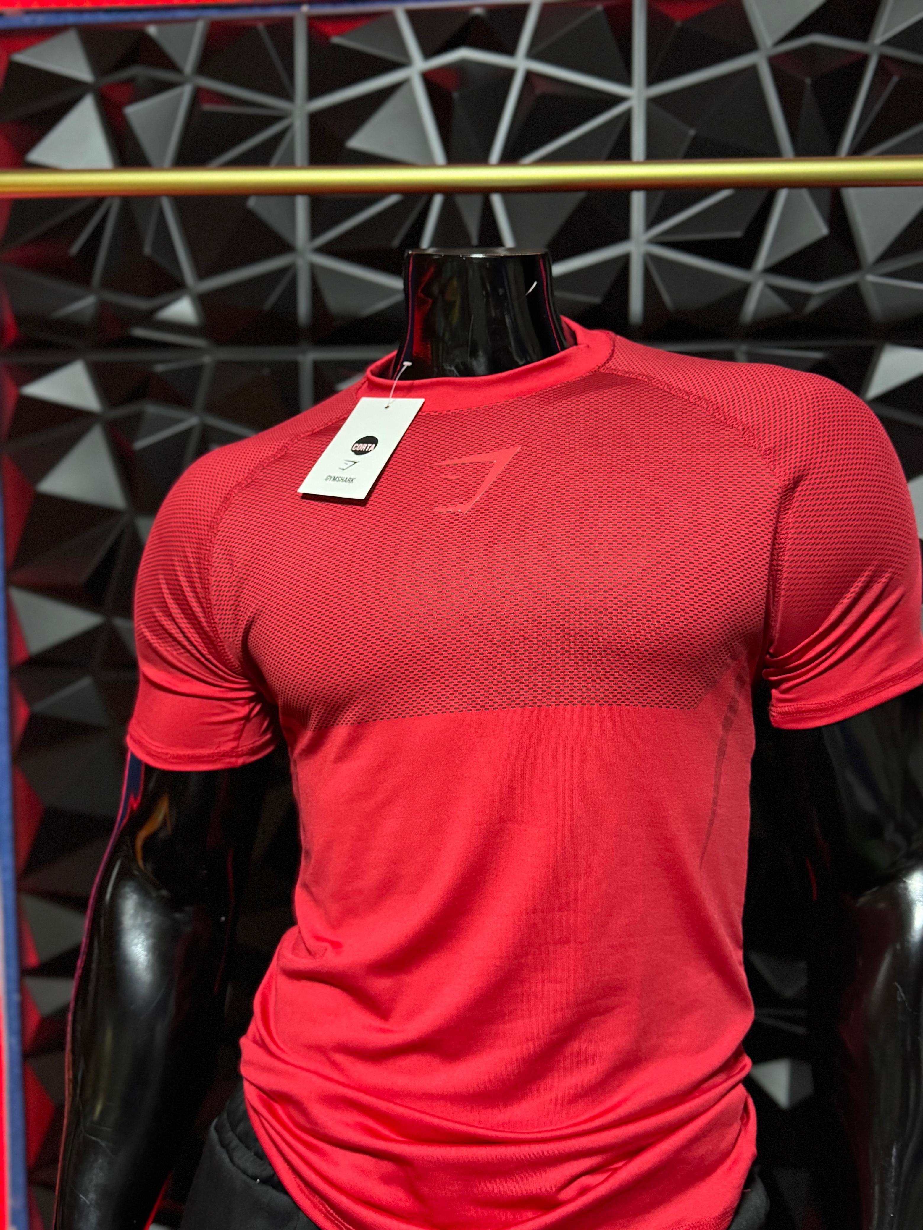 Playera “Onyx Style” Roja– Fit de alto rendimiento