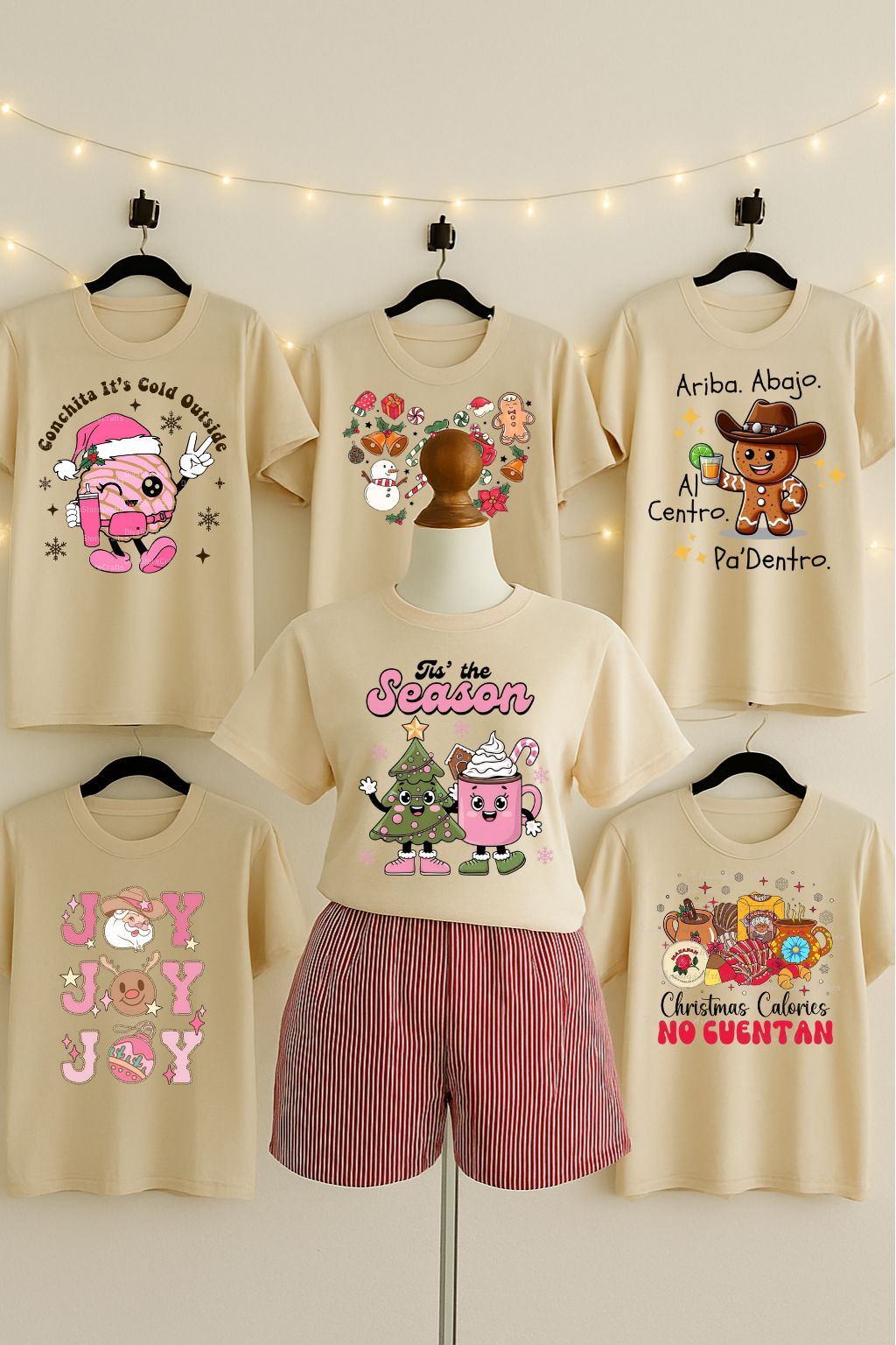 Playeras navideñas