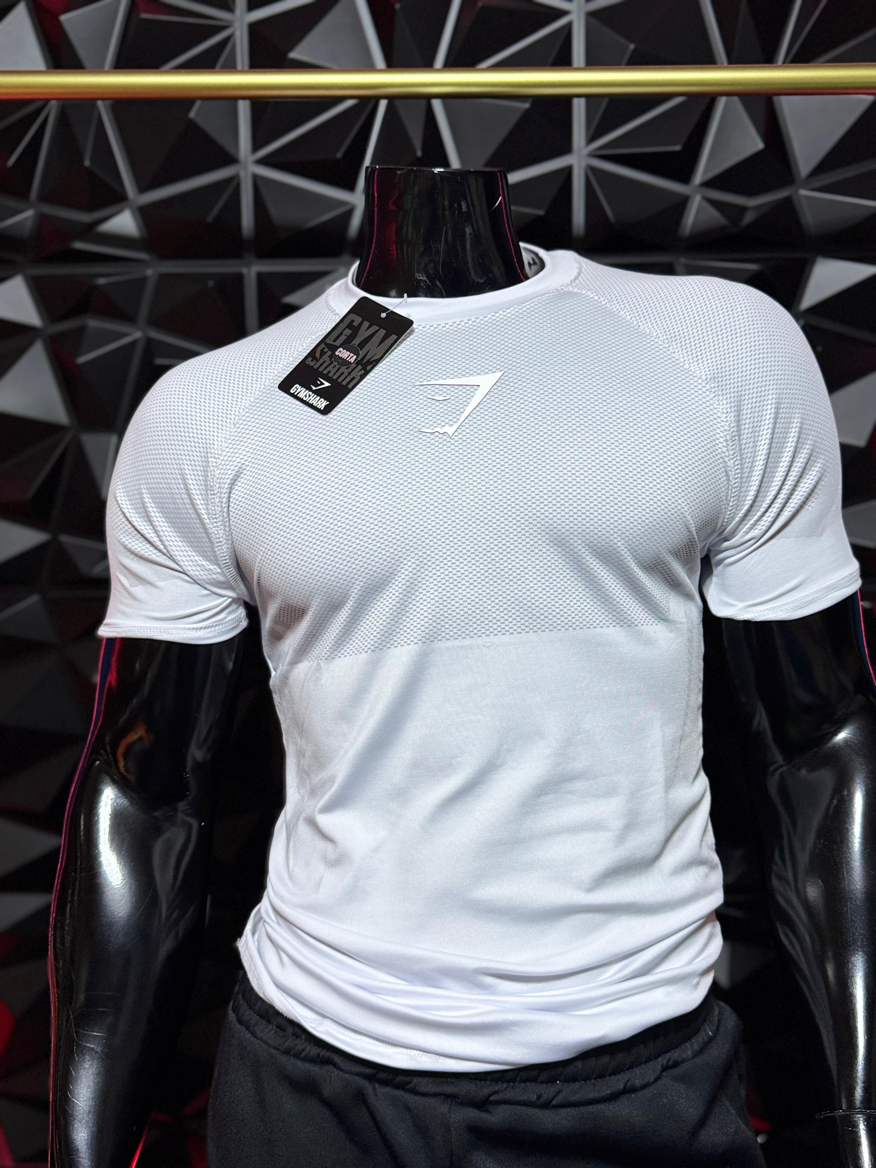 Playera “Onyx Style” Blanca – Fit de alto rendimiento