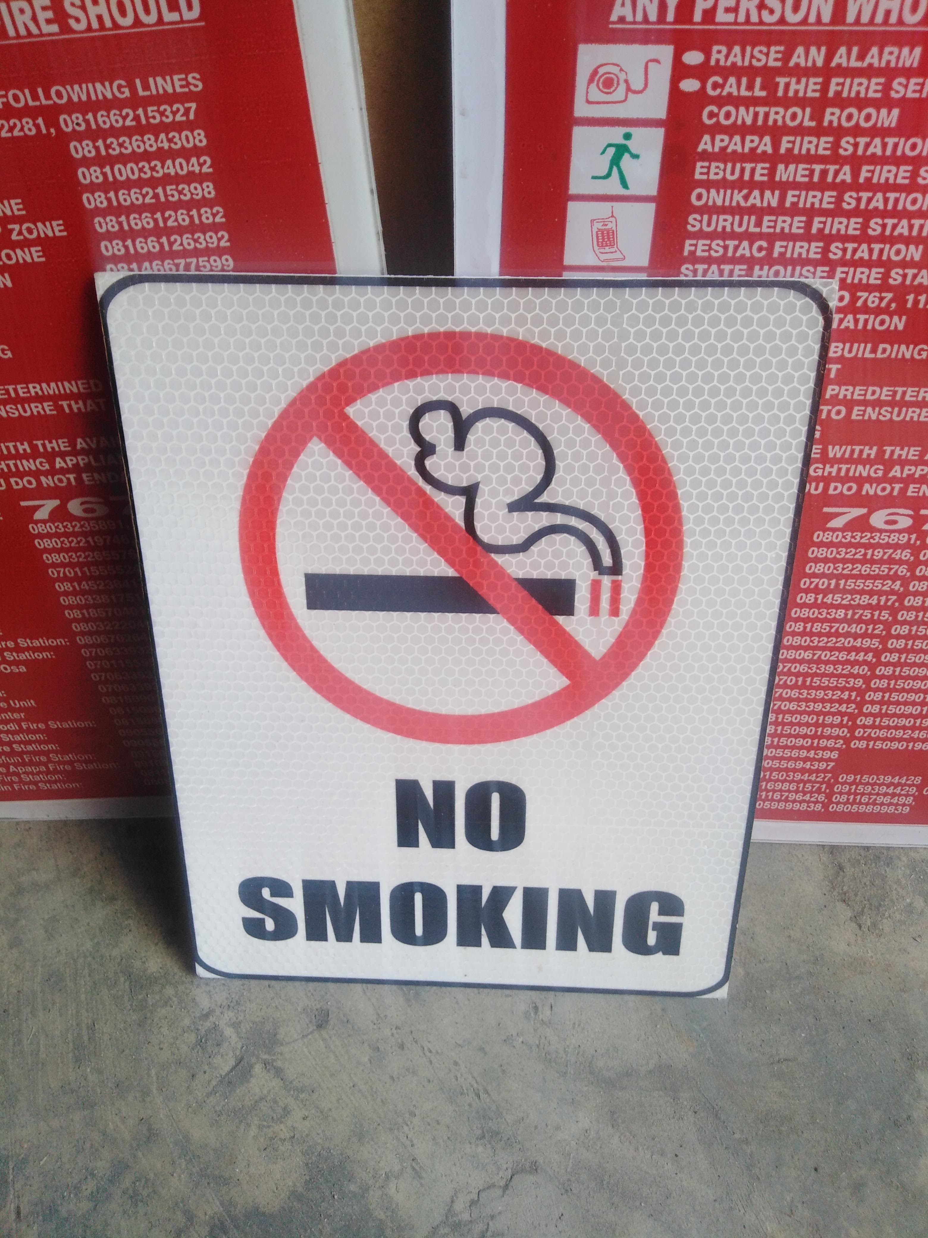 No Smoking Sign