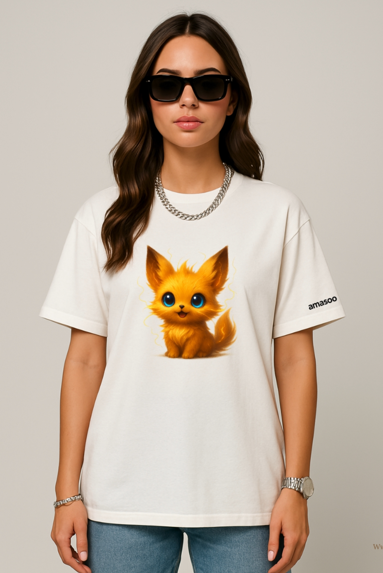 Cute Fox Graphic T-Shirt