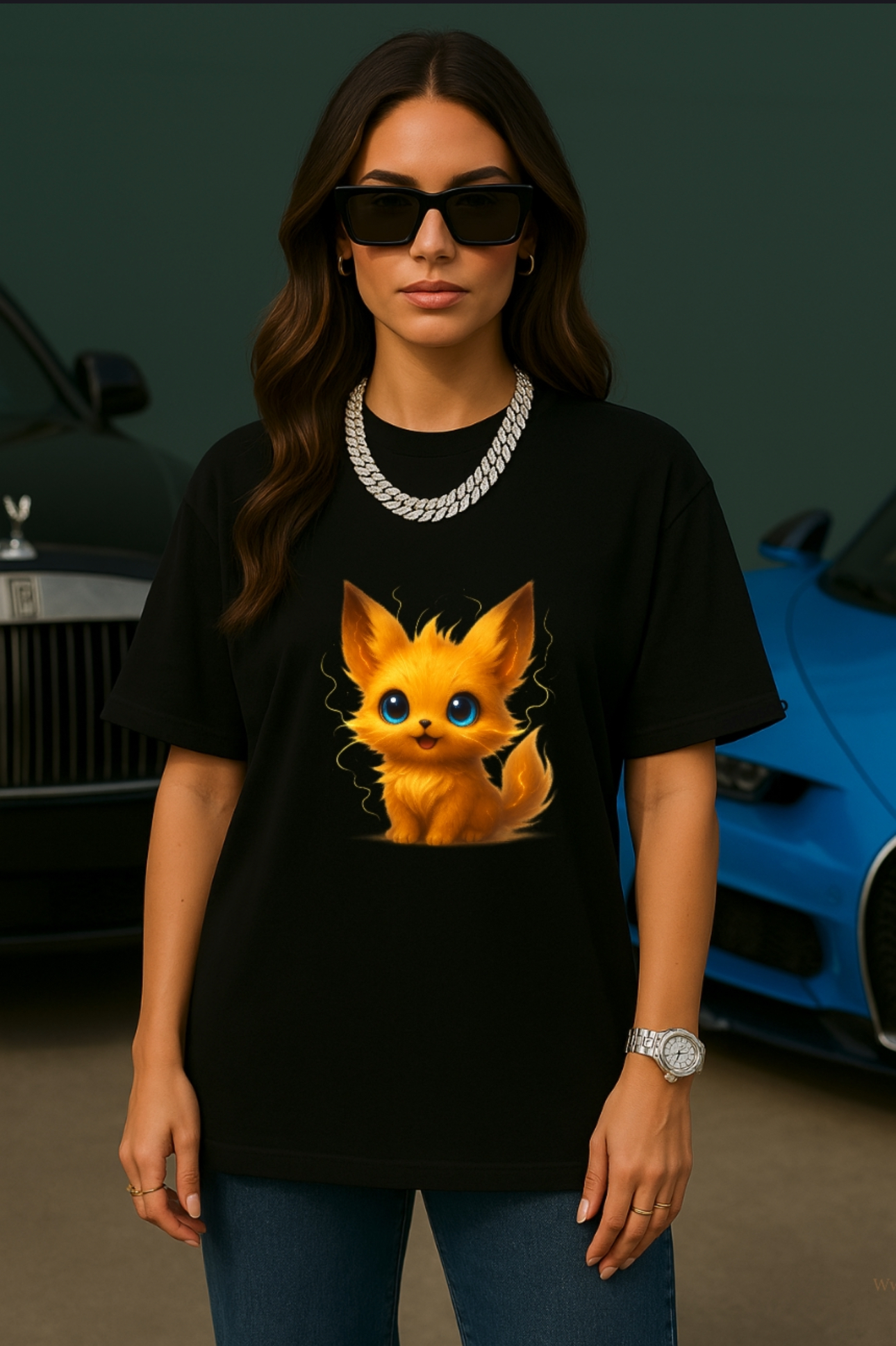 Cute Fox Graphic T-Shirt