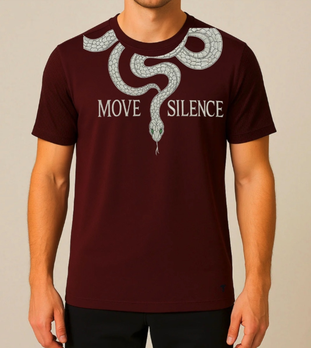 Snake Graphic White T-Shirt