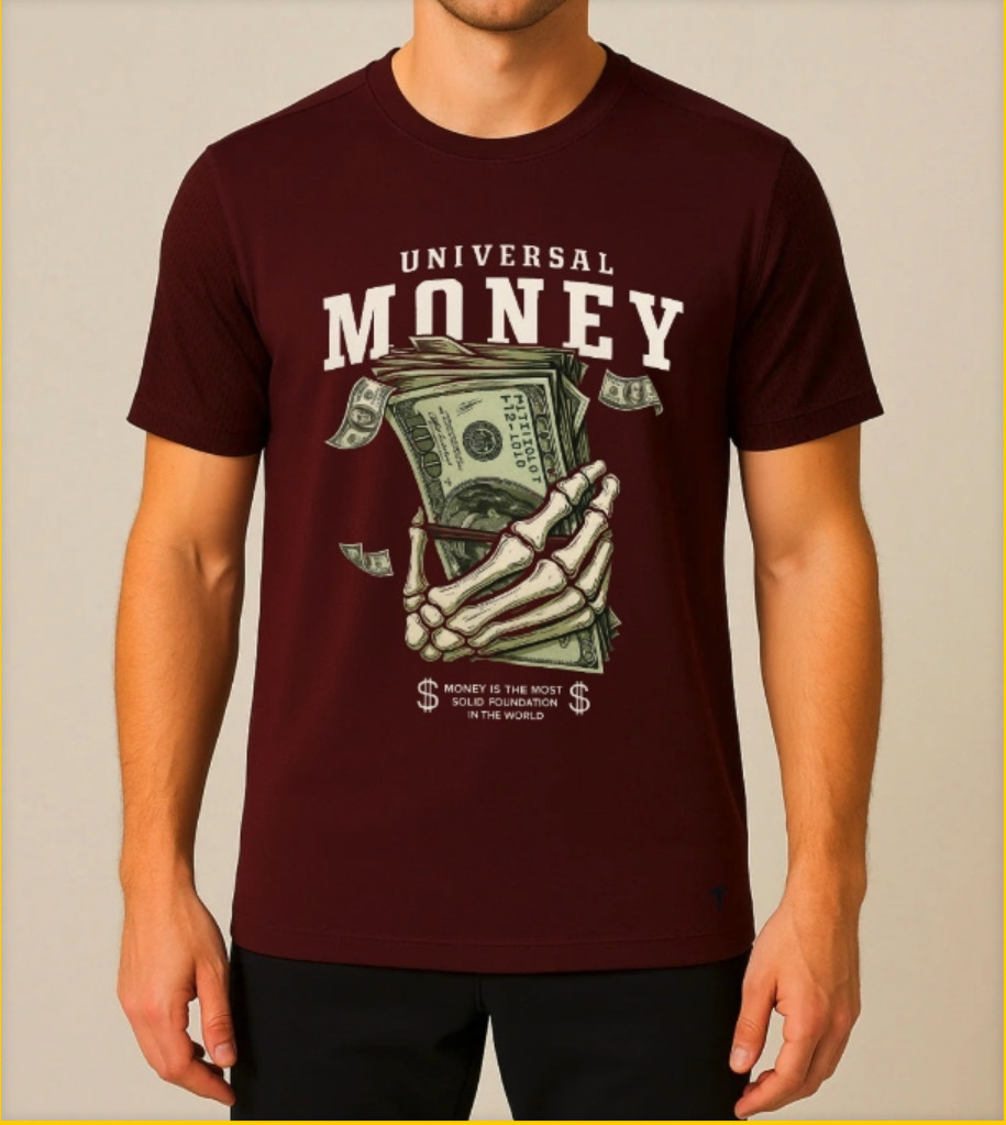Universal Money Graphic T-Shirt