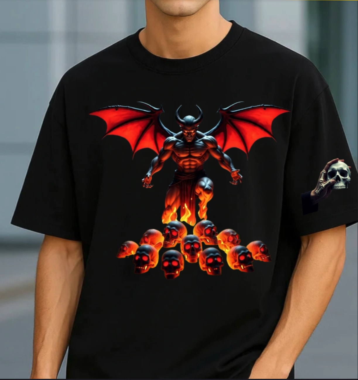 Demon Graphic T-Shirt