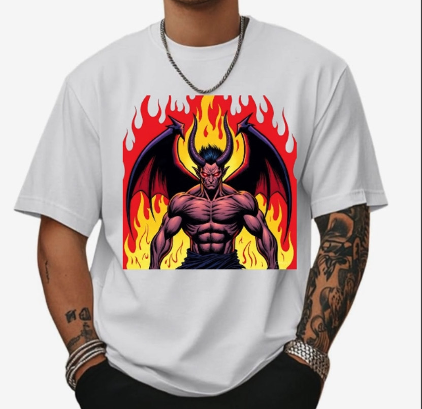Demon Graphic T-Shirt