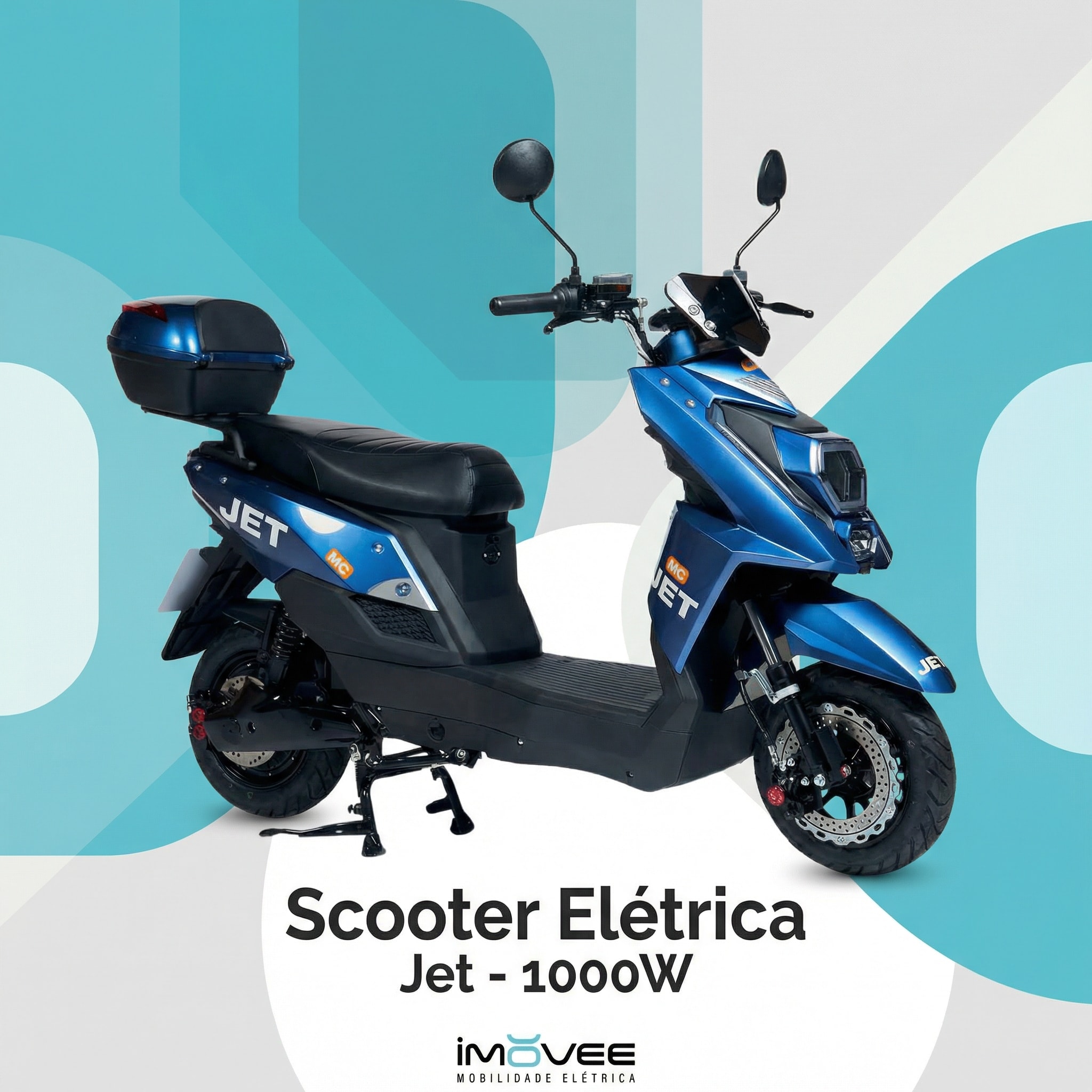 Scooter Elétrica Jet - 1000W