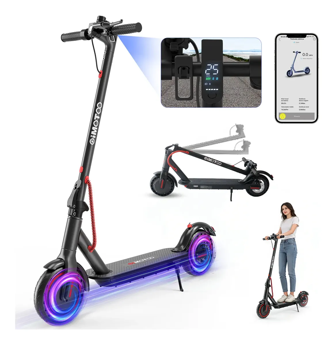 Patinete Eletrico iMotoo - 350W