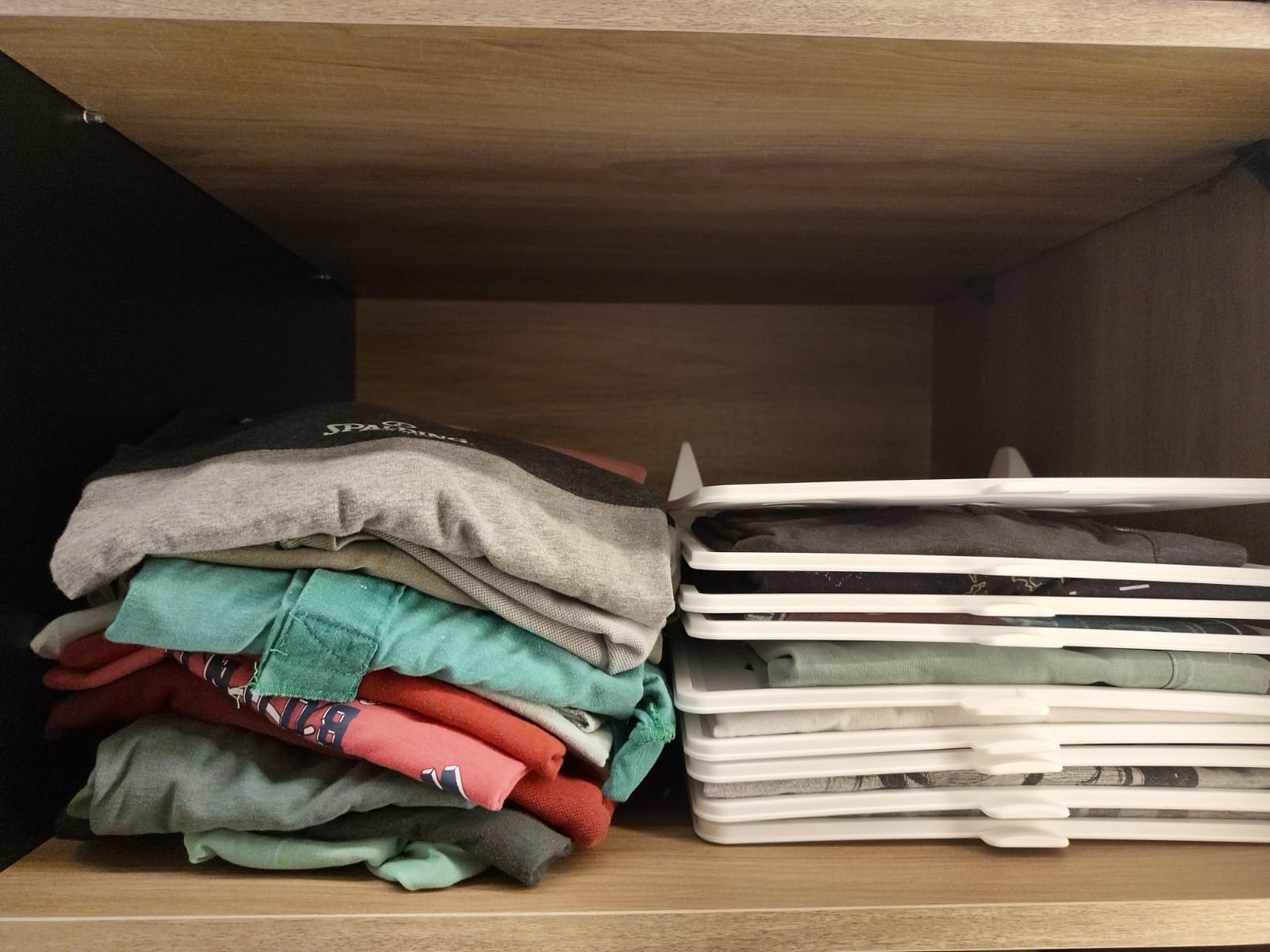 Organizador de remeras talle XL