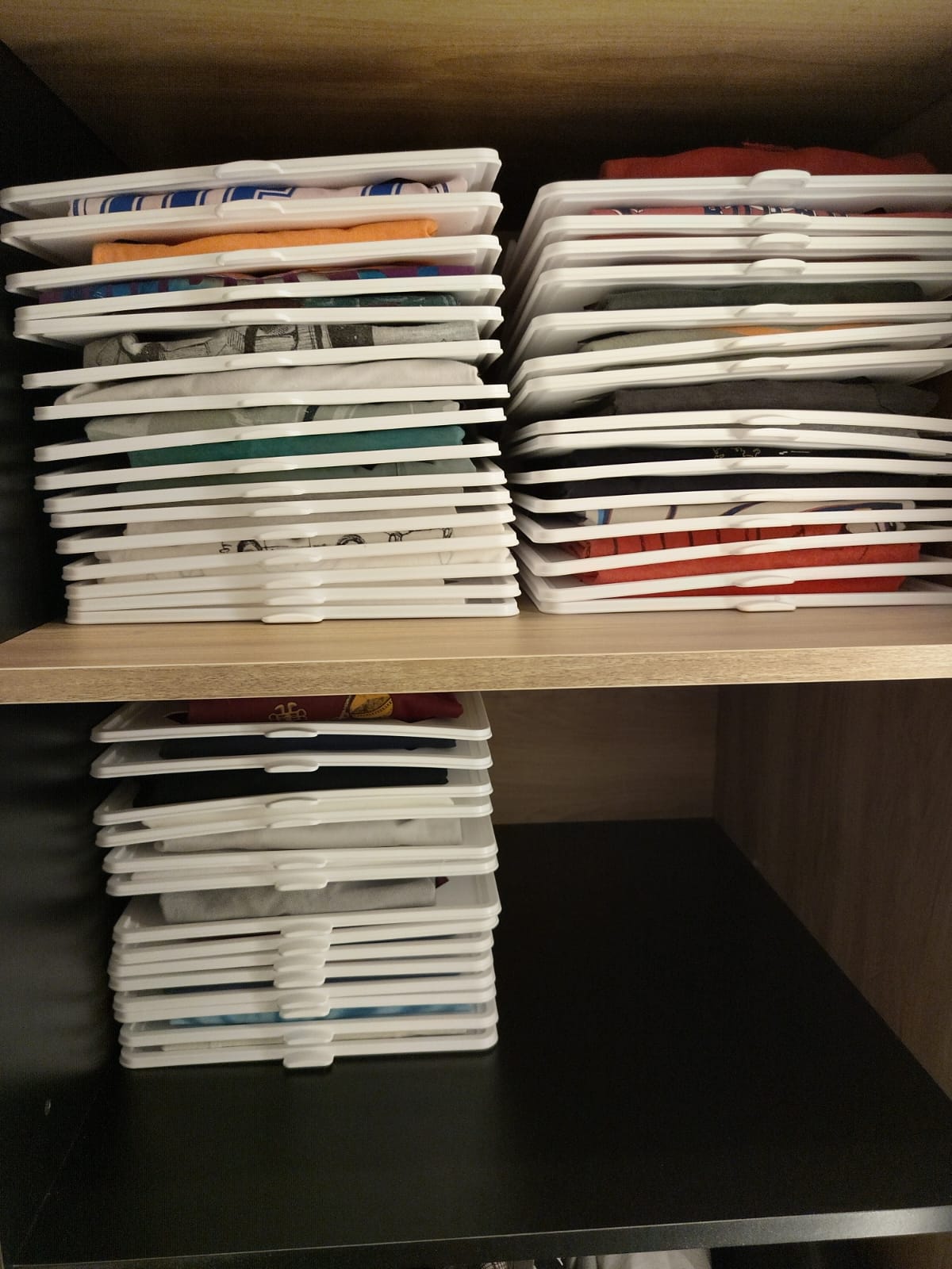 Organizador de remeras talle XL